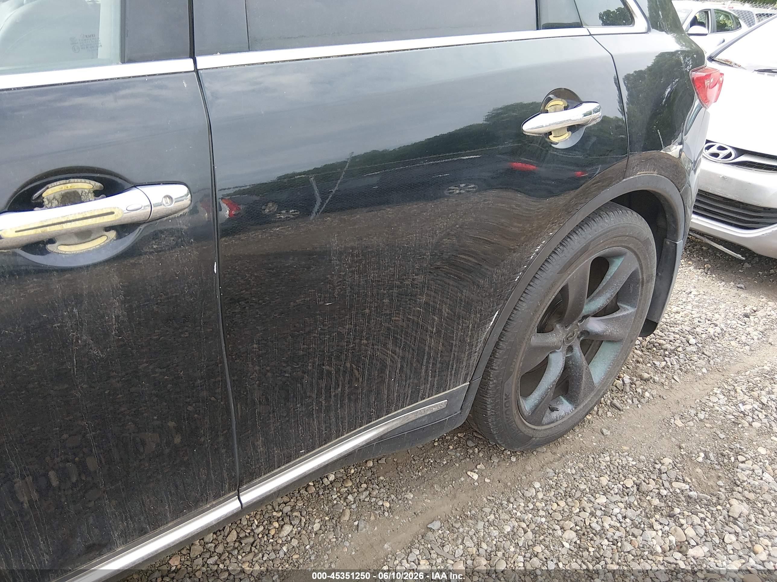 2009 Infiniti Fx50   Black vin: JNRBS18W59M201237