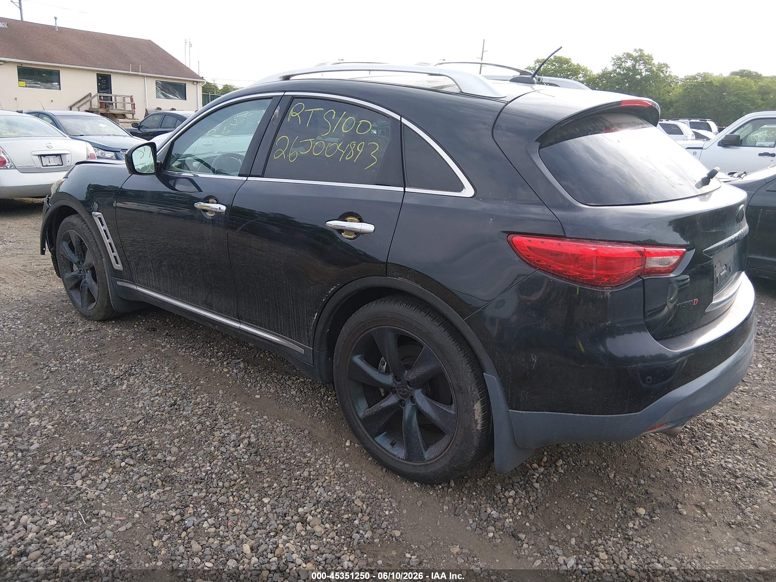 2009 Infiniti Fx50   Black vin: JNRBS18W59M201237