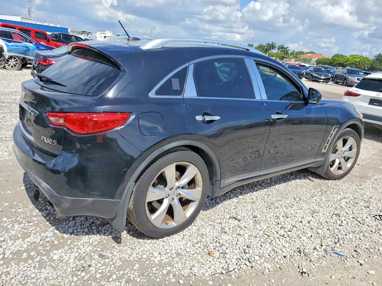 2009 Infiniti Fx50 Base Black vin: JNRBS18W79M201370