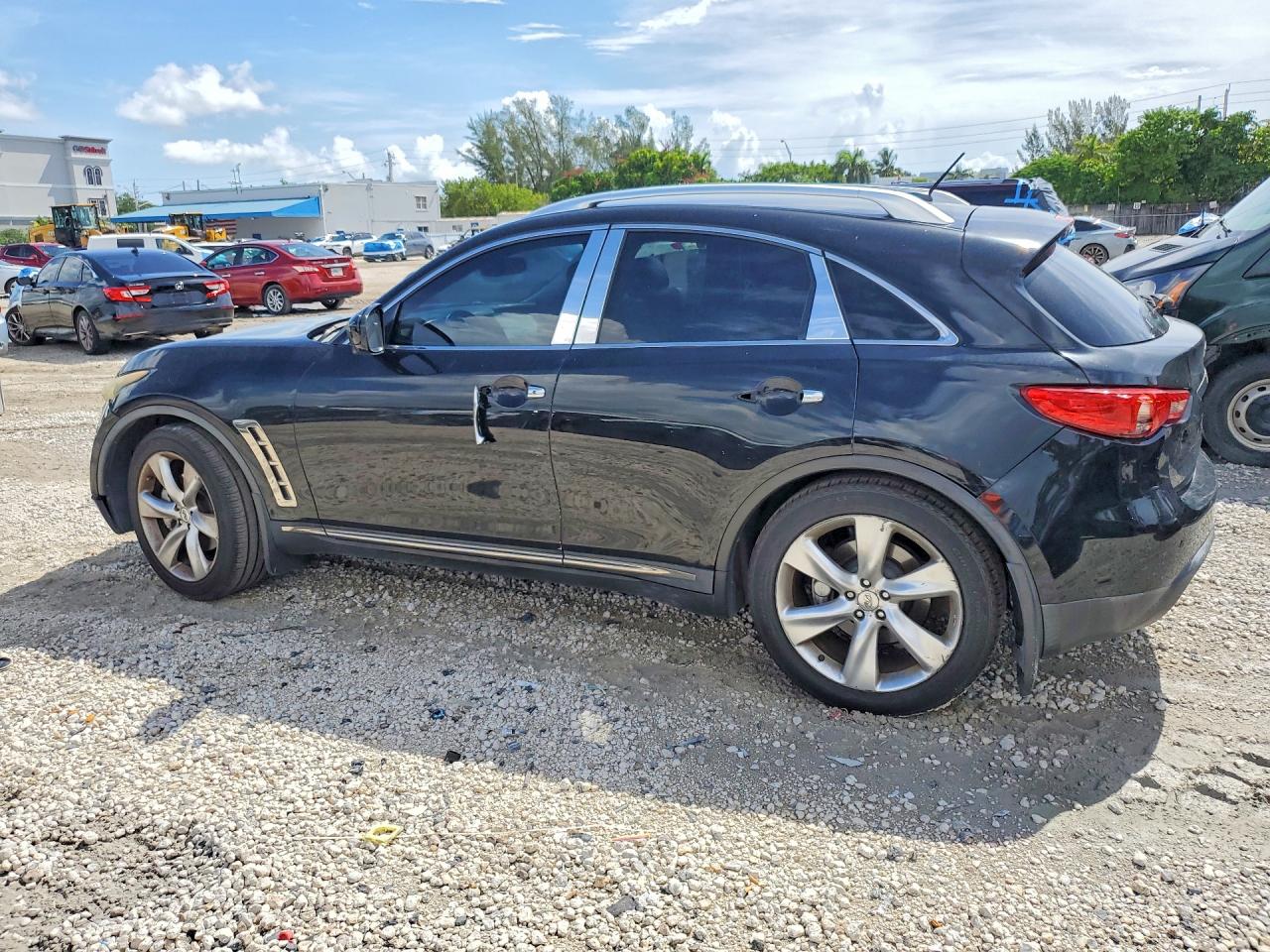 2009 Infiniti Fx50 Base Black vin: JNRBS18W79M201370