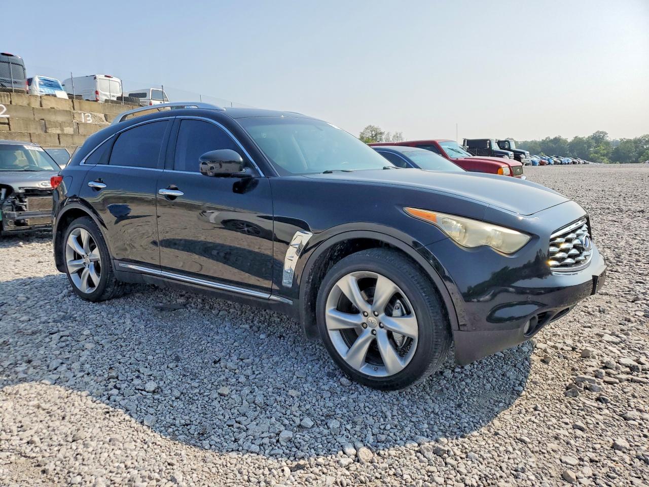 2009 Infiniti Fx50 Base Black vin: JNRBS18W89M200468