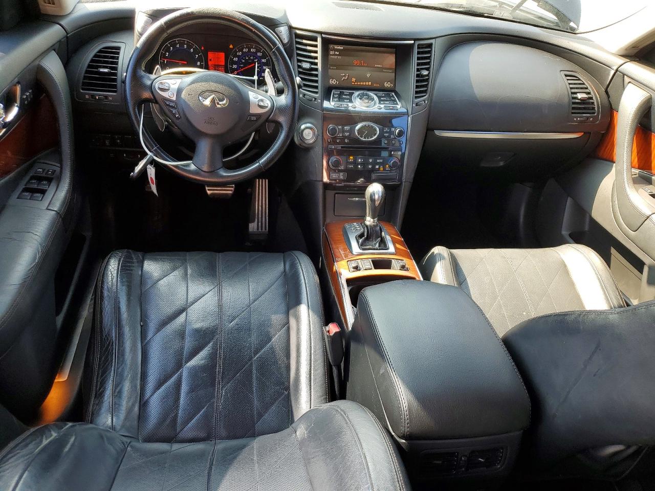 2009 Infiniti Fx50 Base Black vin: JNRBS18W89M200468
