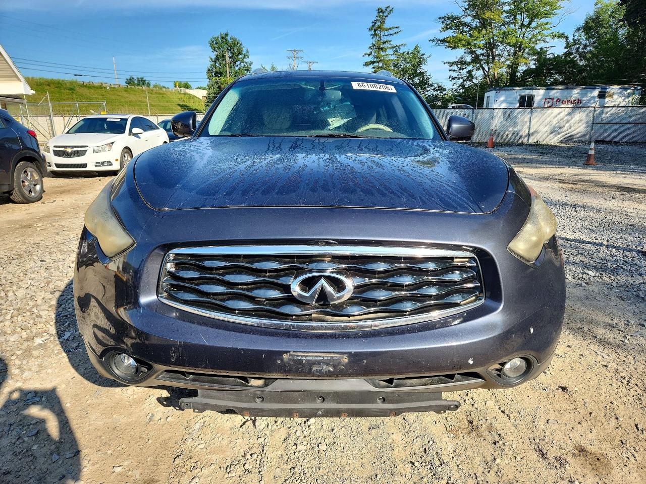 2009 Infiniti Fx50 Base Gray vin: JNRBS18W89M201331