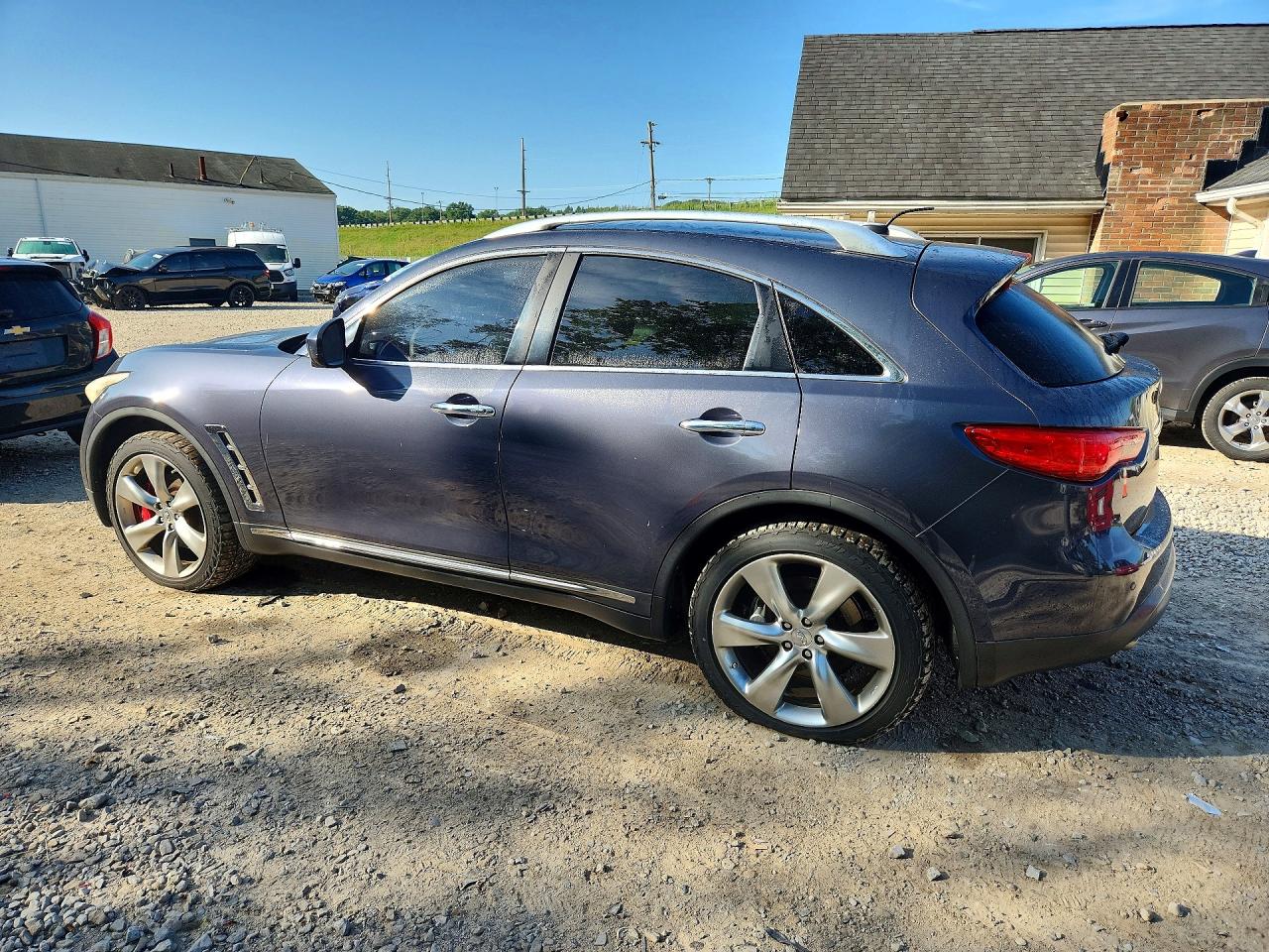2009 Infiniti Fx50 Base Gray vin: JNRBS18W89M201331