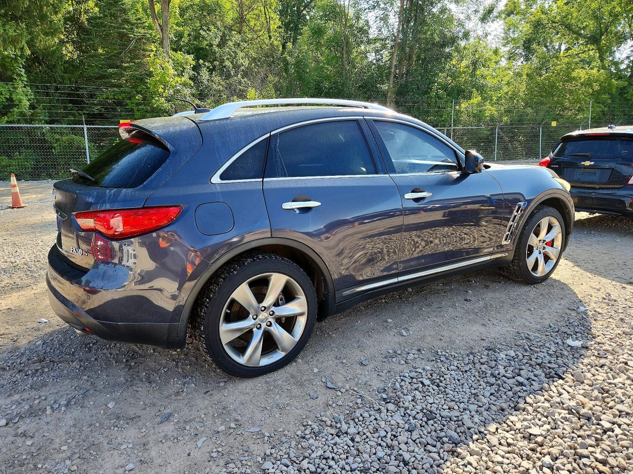 2009 Infiniti Fx50 Base Gray vin: JNRBS18W89M201331