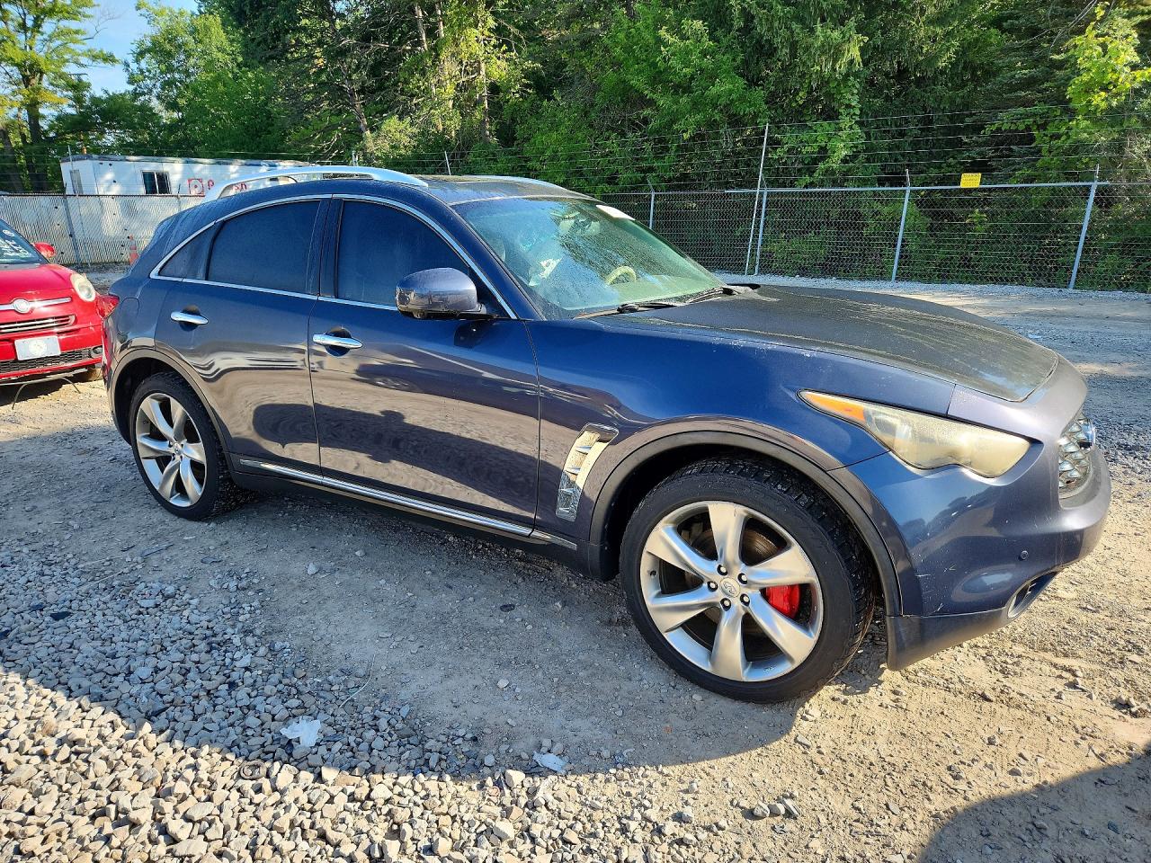 2009 Infiniti Fx50 Base Gray vin: JNRBS18W89M201331