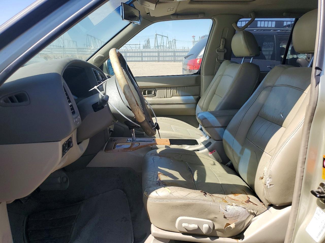 2001 Infiniti Qx4 Base Beige vin: JNRDR07Y11W102652