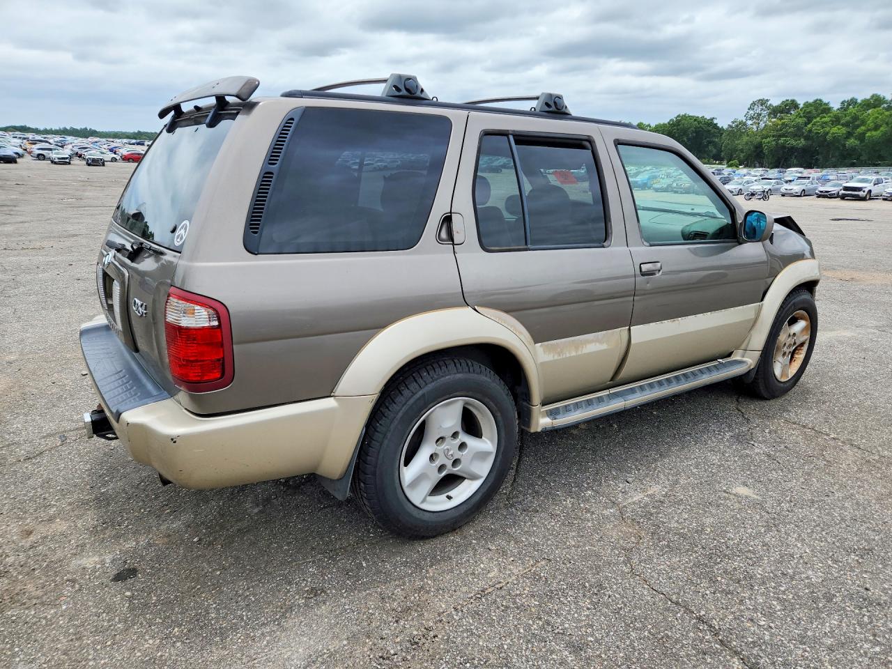 2002 Infiniti Qx4 Base Gray vin: JNRDR09X22W212499