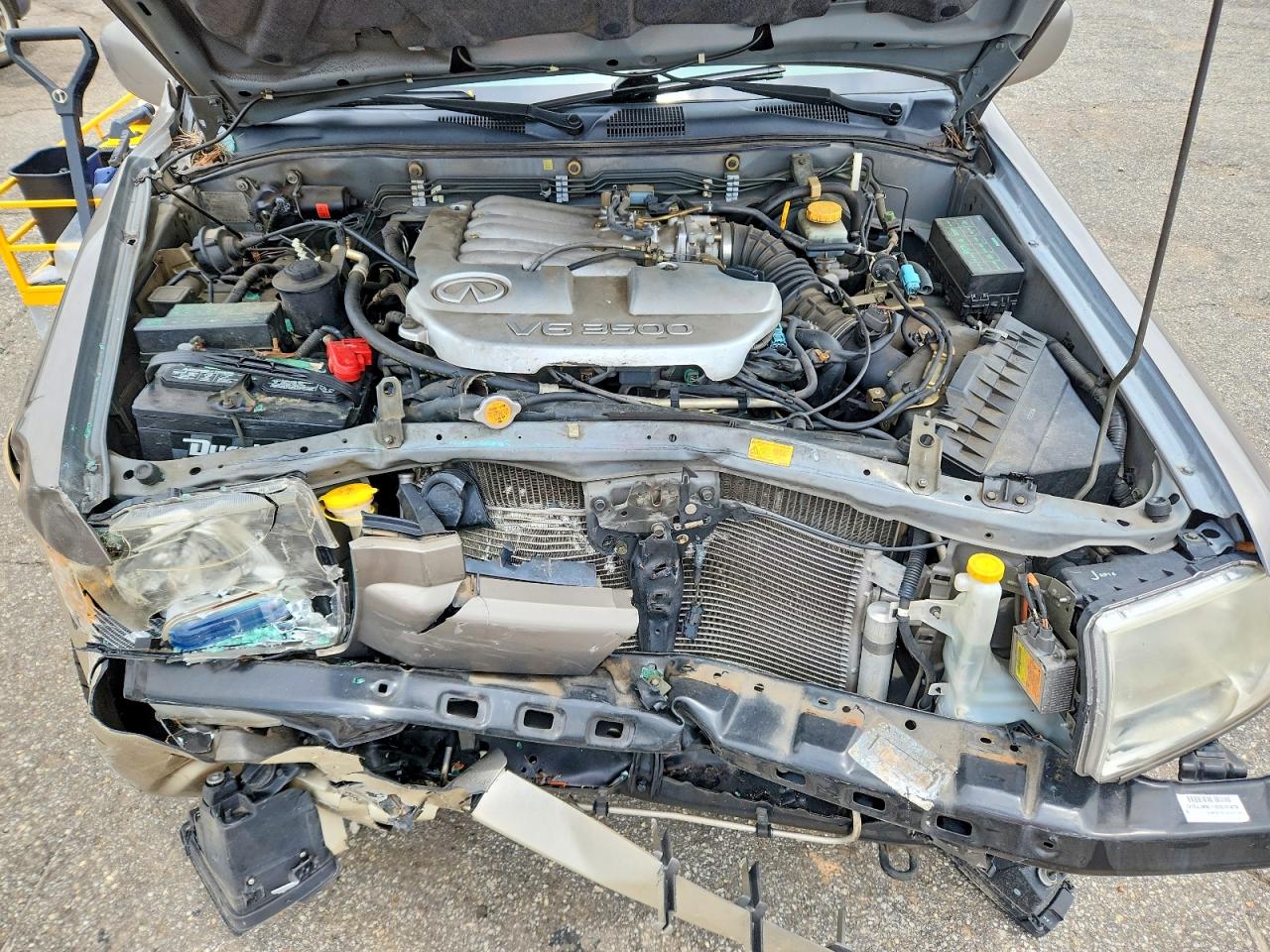 2002 Infiniti Qx4 Base Gray vin: JNRDR09X22W212499