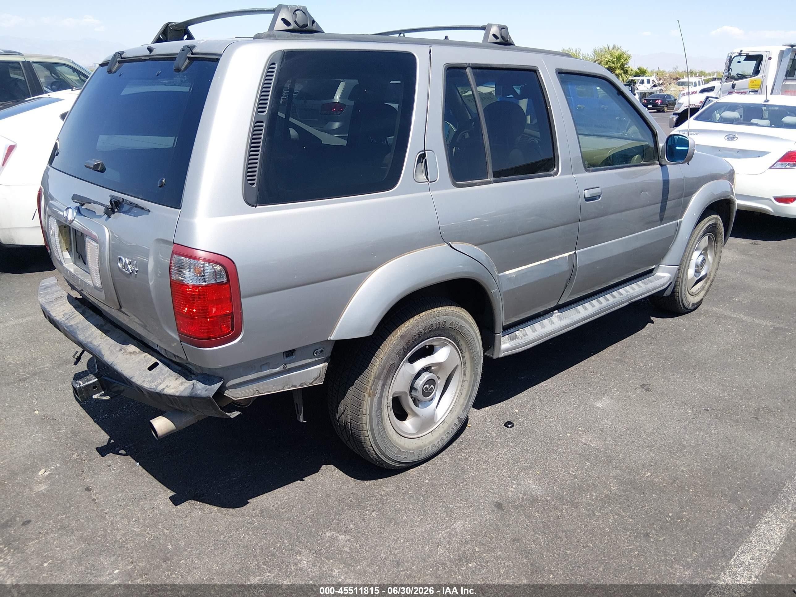 2001 Infiniti Qx4 Luxury Beige vin: JNRDR09X31W201008