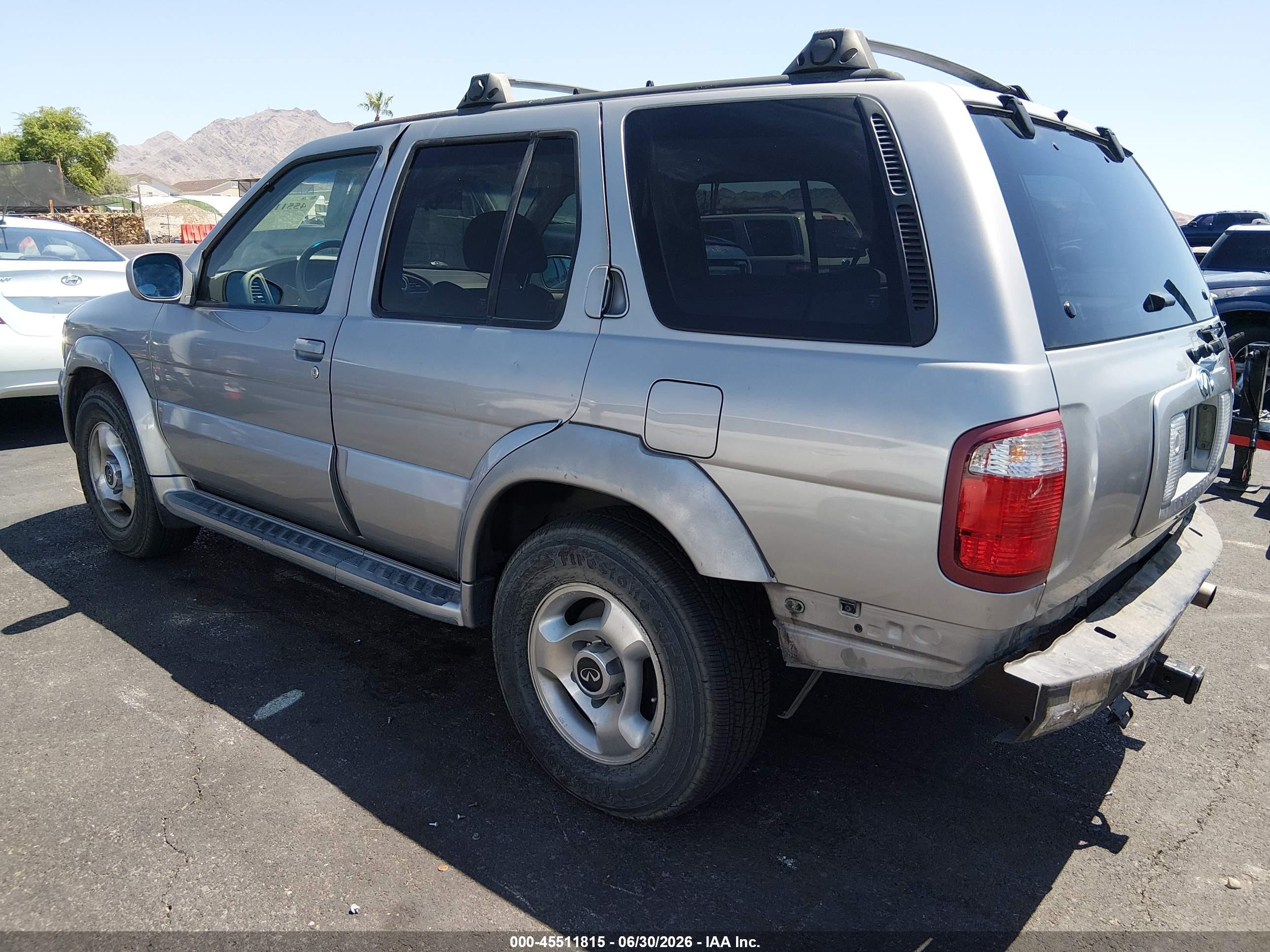2001 Infiniti Qx4 Luxury Beige vin: JNRDR09X31W201008