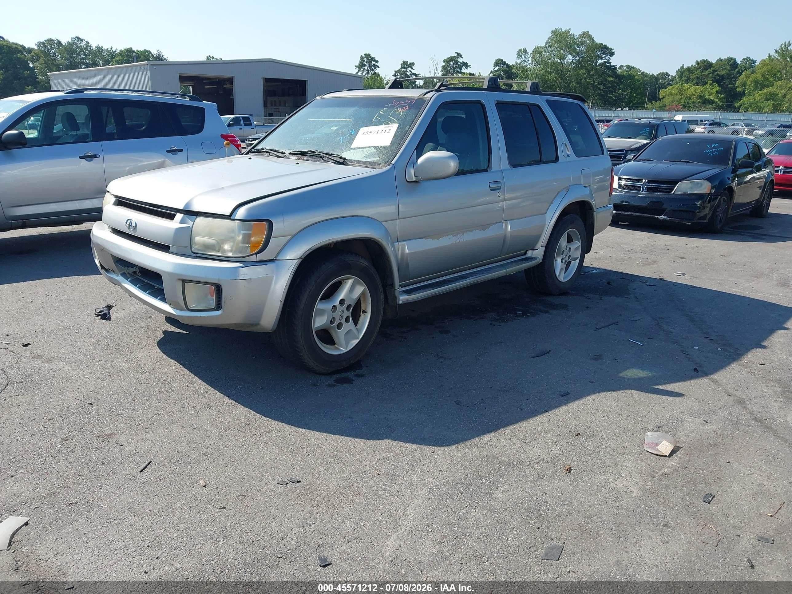 2003 Infiniti Qx4 Luxury Silver vin: JNRDR09X93W252130