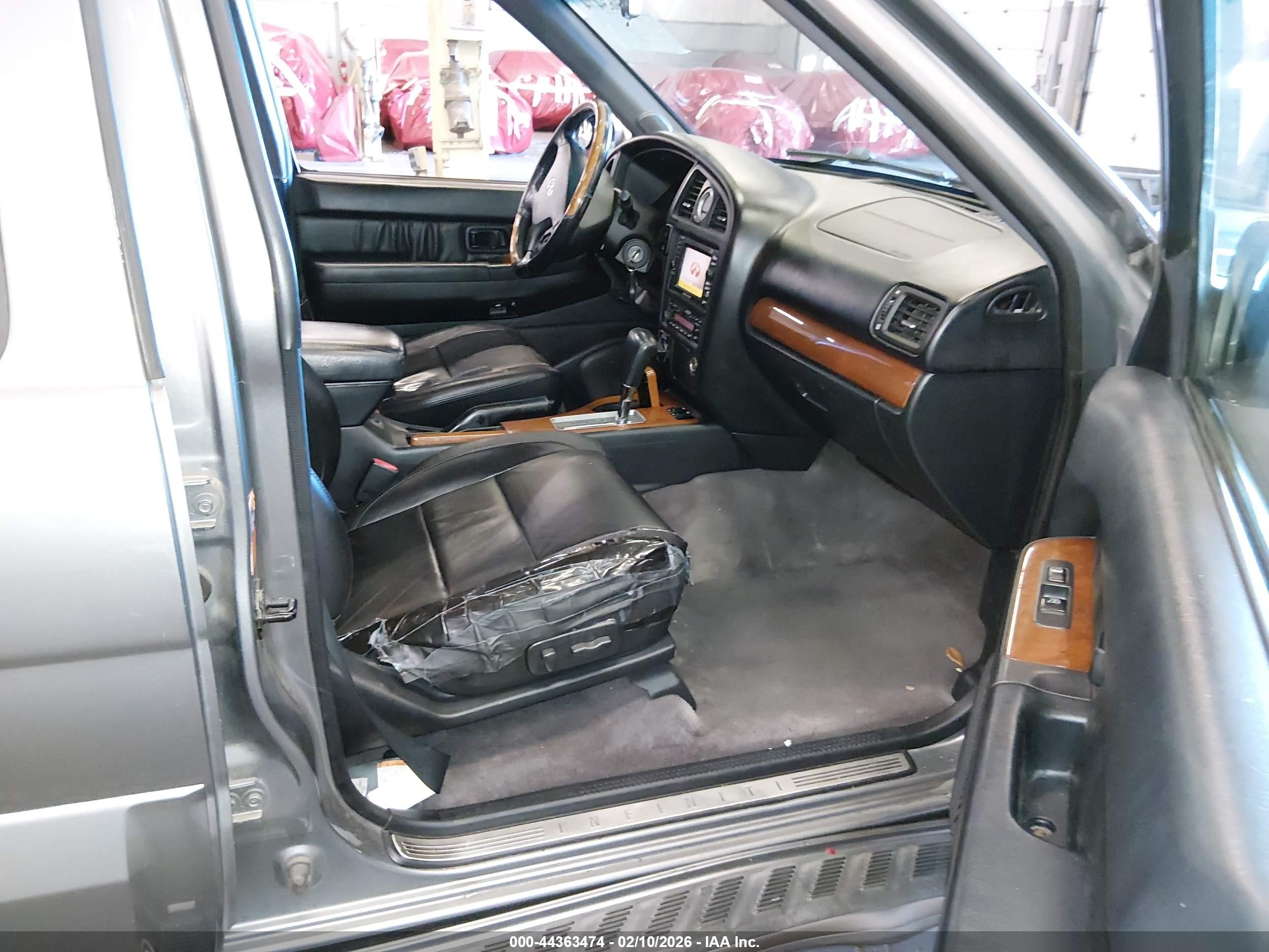 2003 Infiniti Qx4 Luxury Серый vin: JNRDR09Y33W302352