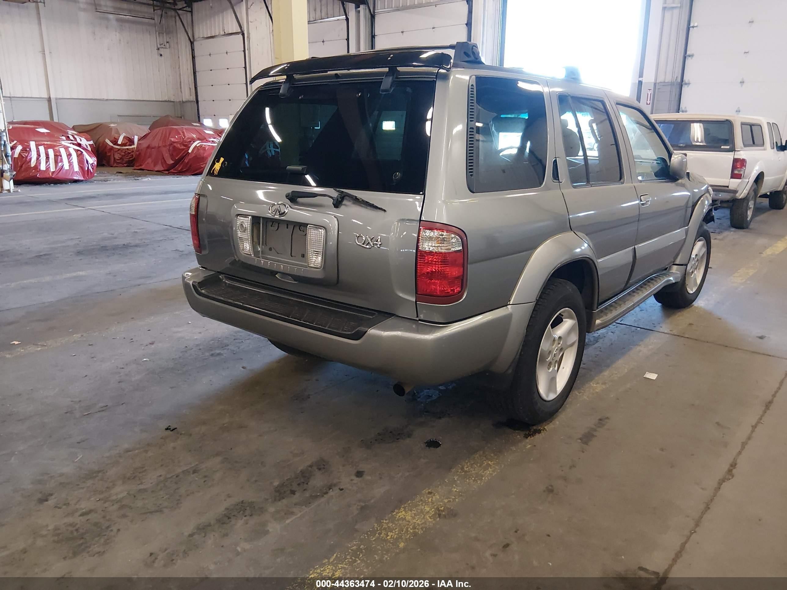 2003 Infiniti Qx4 Luxury Серый vin: JNRDR09Y33W302352