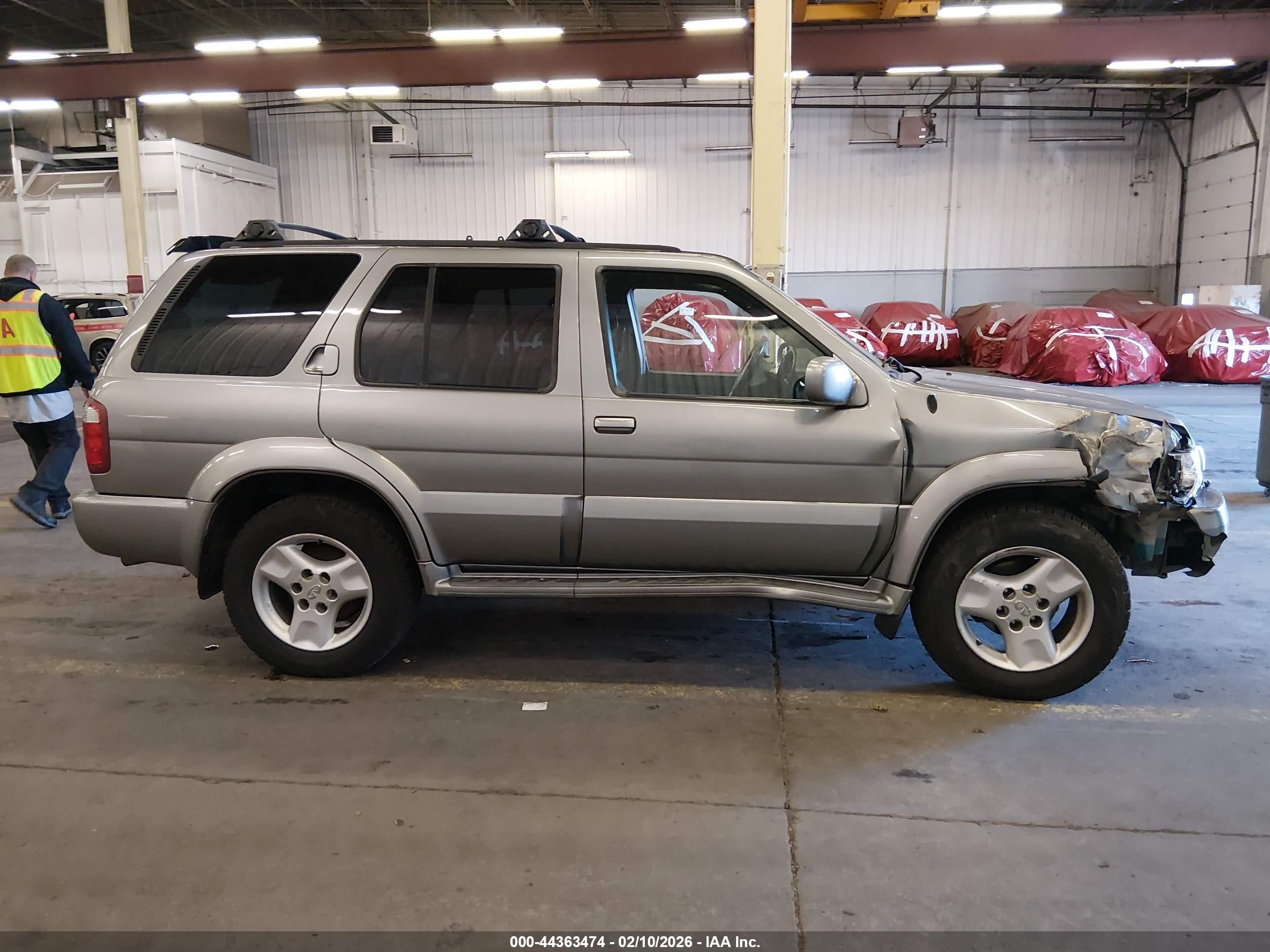 2003 Infiniti Qx4 Luxury Серый vin: JNRDR09Y33W302352