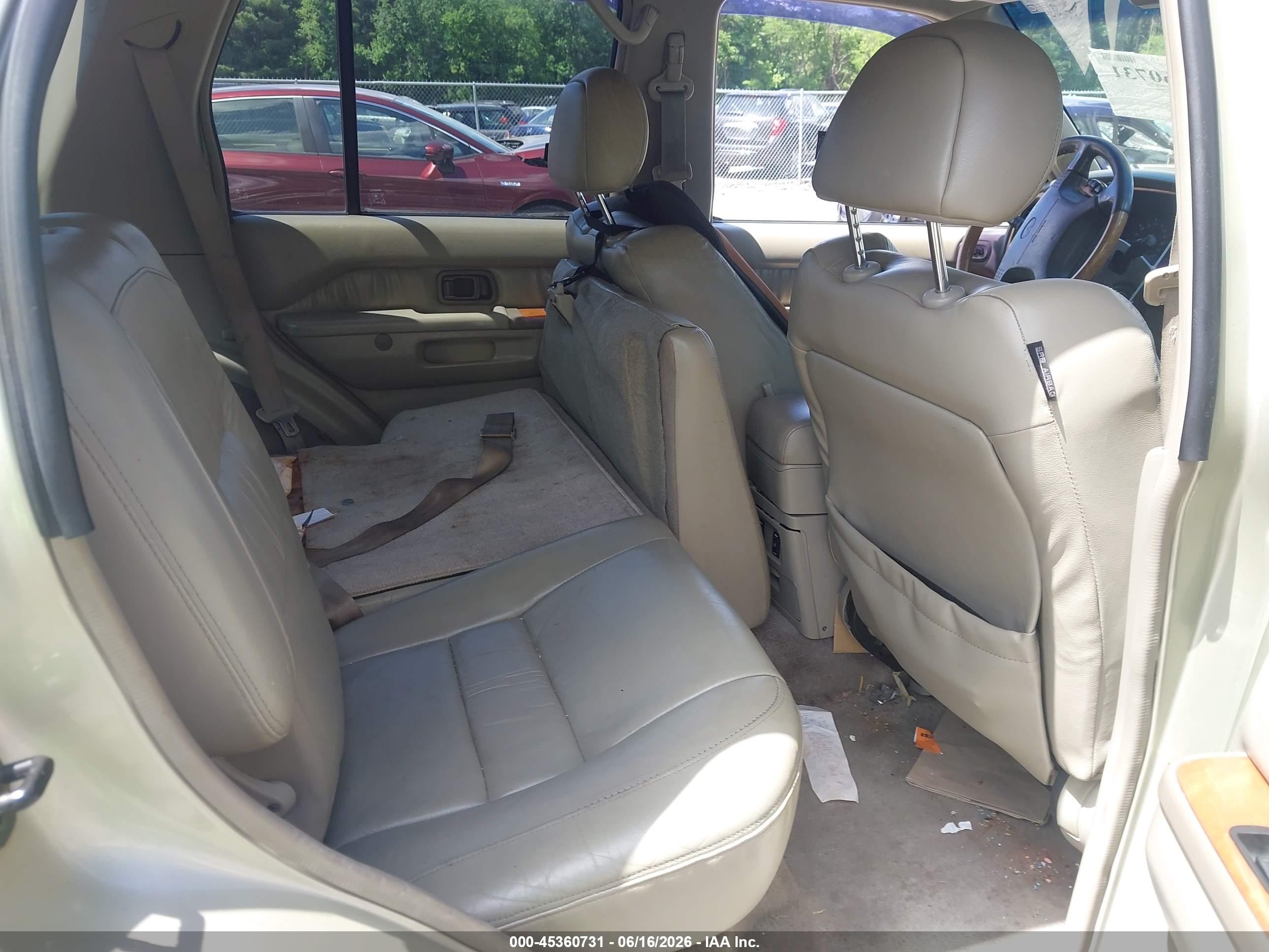 2001 Infiniti Qx4 Luxury Gold vin: JNRDR09Y41W214956