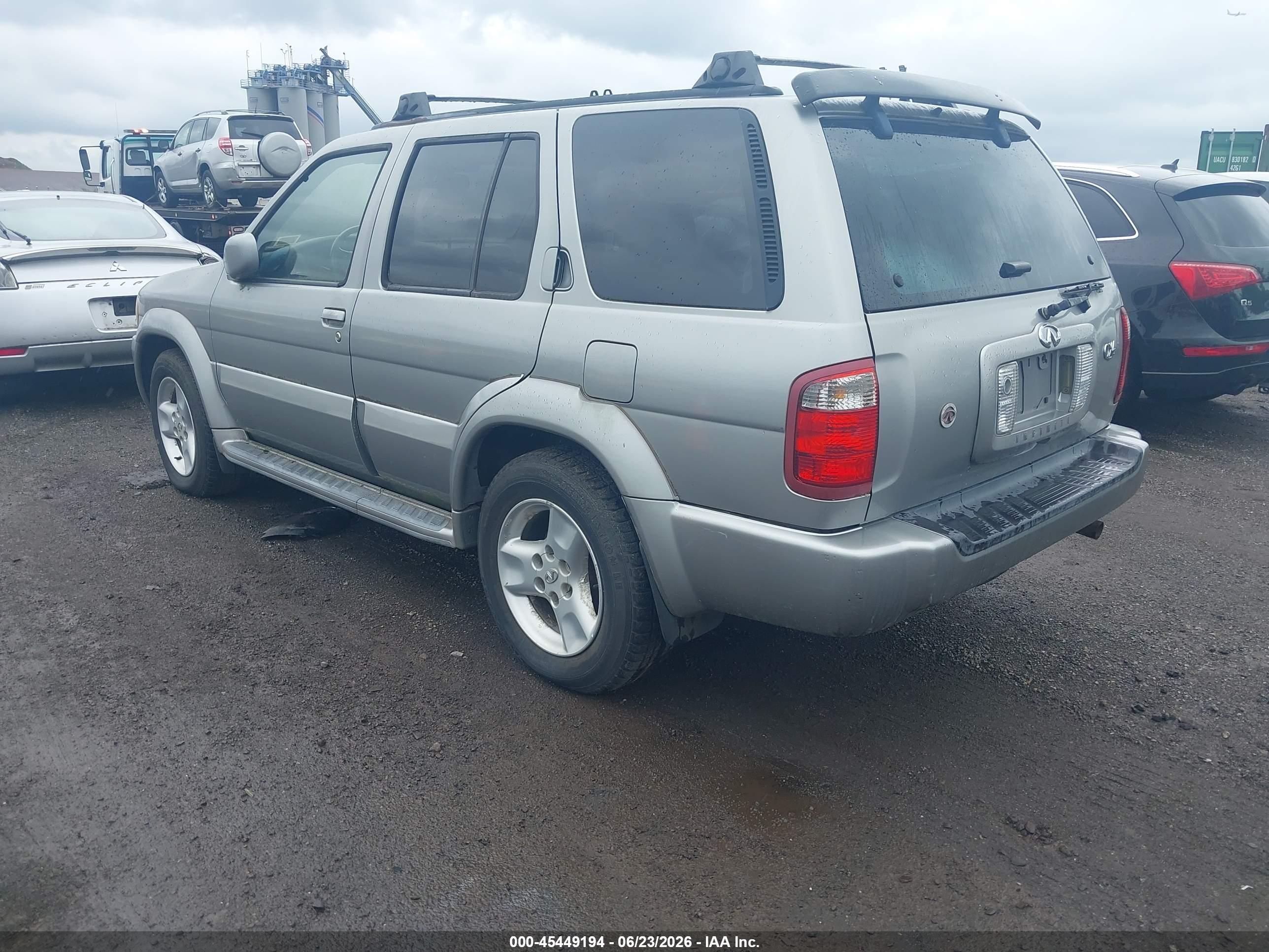 2001 Infiniti Qx4 Luxury Silver vin: JNRDR09Y51W214965
