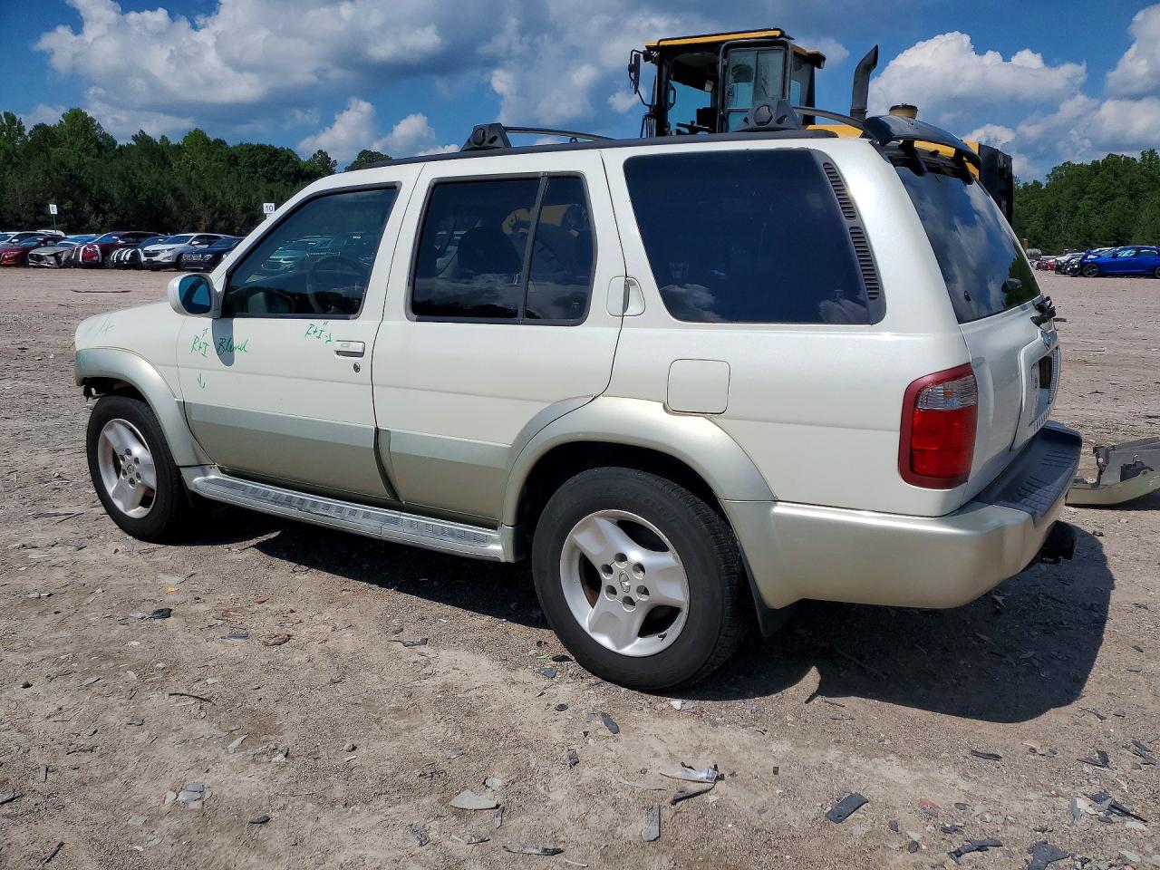 2003 Infiniti Qx4 Base White vin: JNRDR09Y63W302636