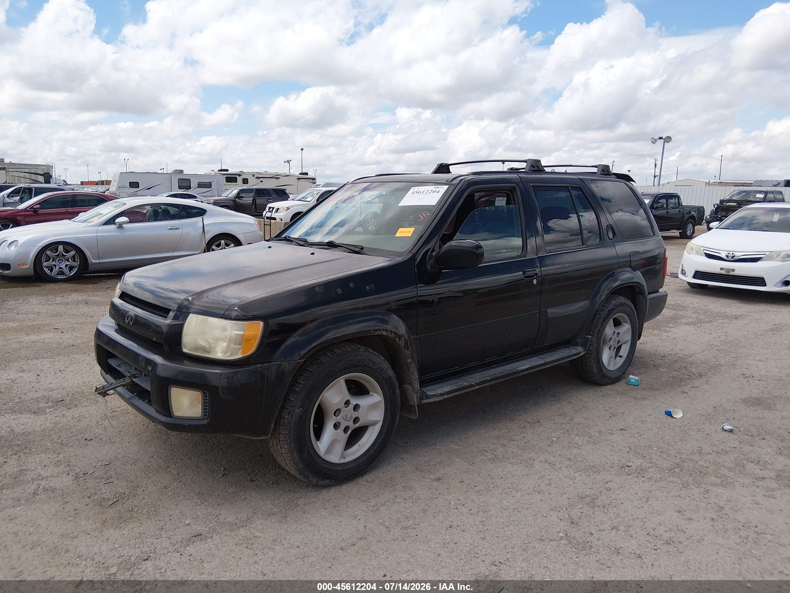 2001 Infiniti Qx4 Luxury Black vin: JNRDR09Y71W224705