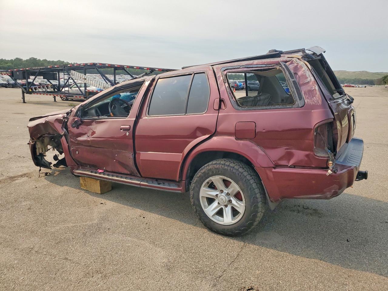 2002 Infiniti Qx4 Base Maroon vin: JNRDR09Y72W253705