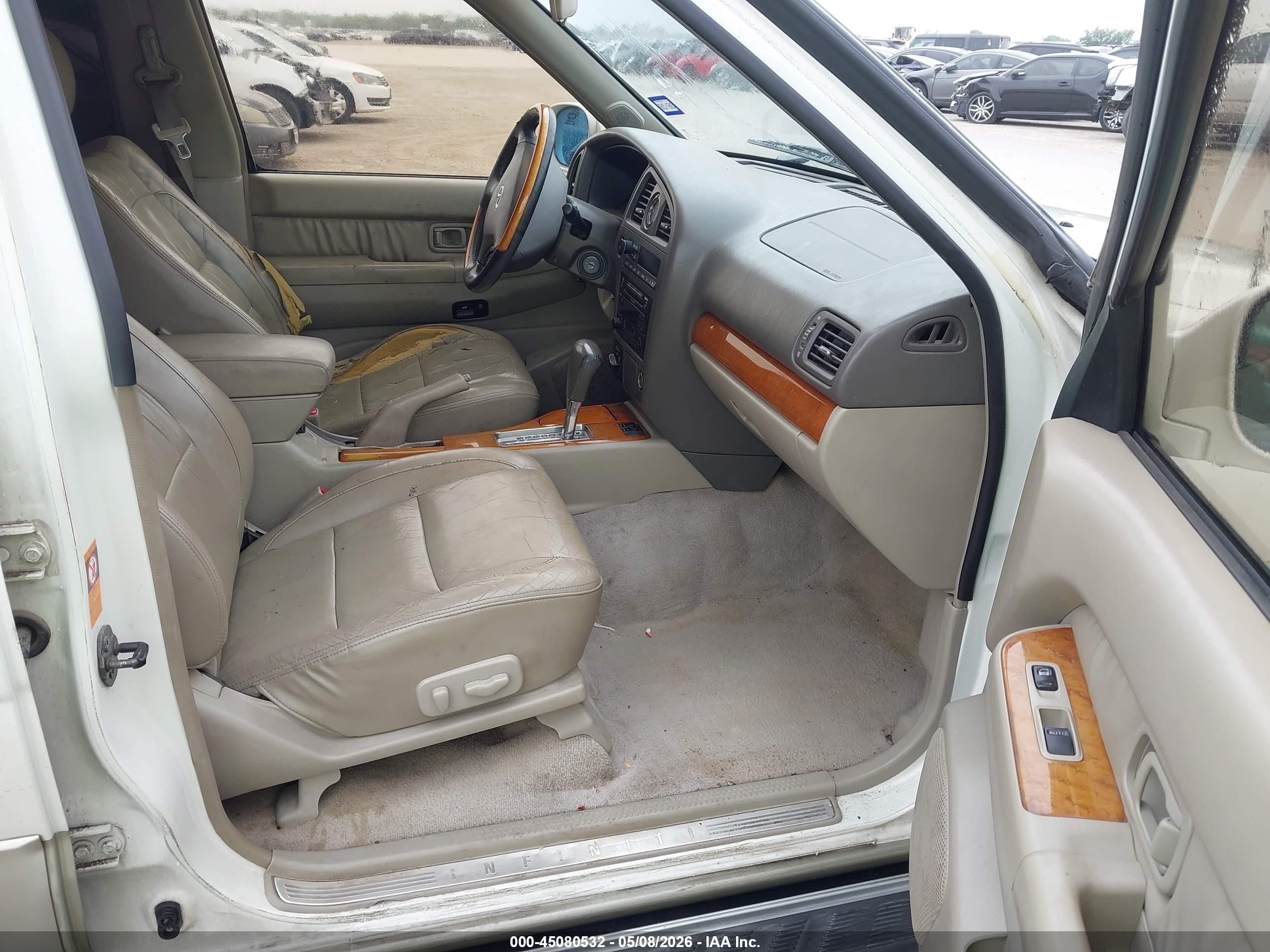 2002 Infiniti Qx4 Luxury White vin: JNRDR09Y82W253700