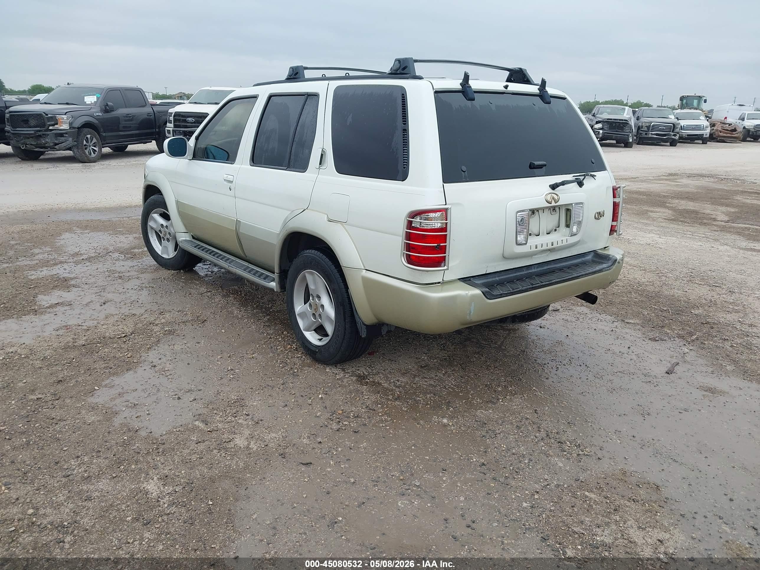 2002 Infiniti Qx4 Luxury White vin: JNRDR09Y82W253700