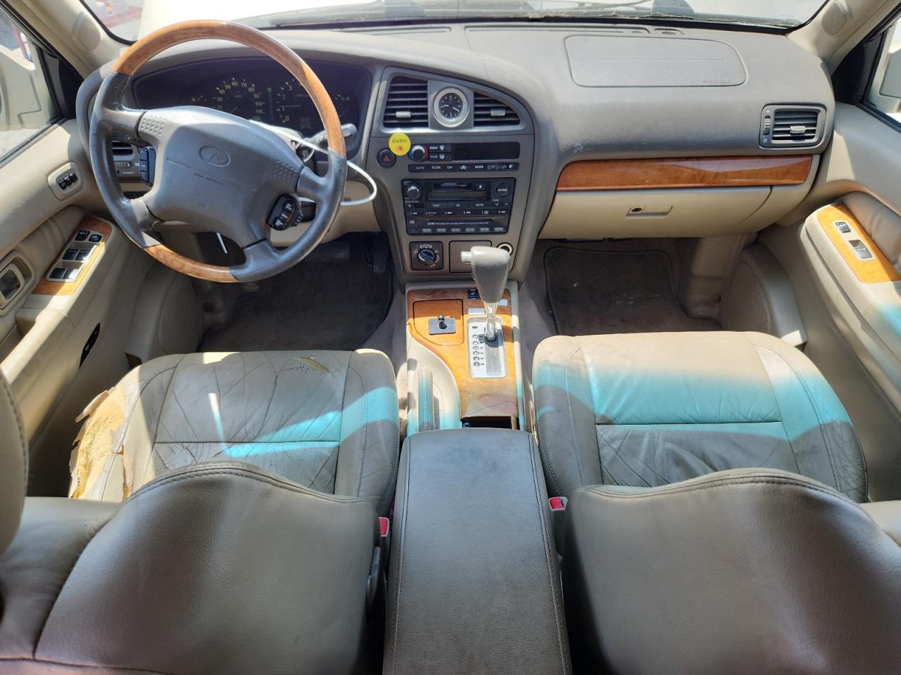 2001 Infiniti Qx4 Base Tan vin: JNRDR09Y91W222535