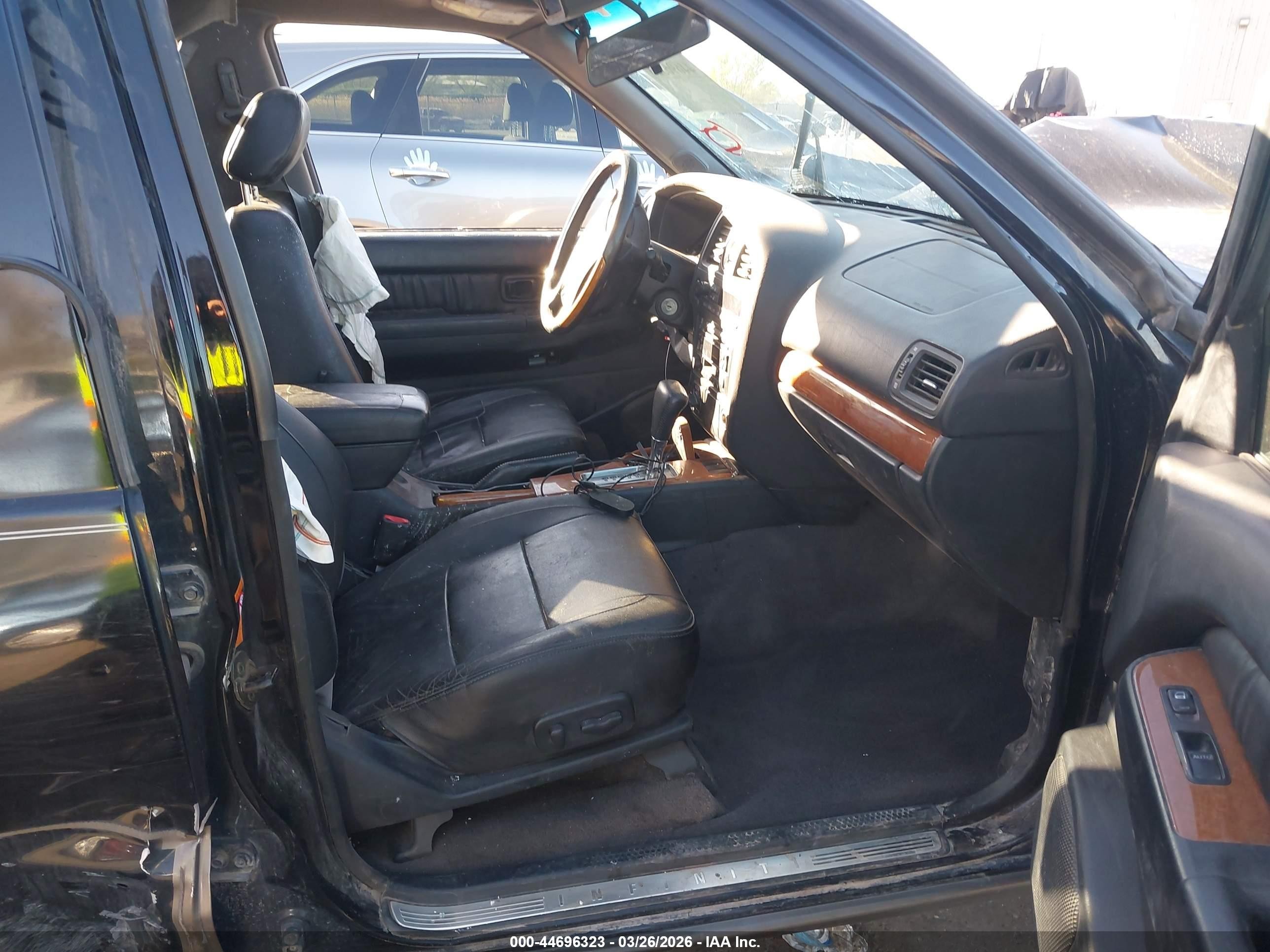 2002 Infiniti Qx4 Luxury Черный vin: JNRDR09YX2W258476