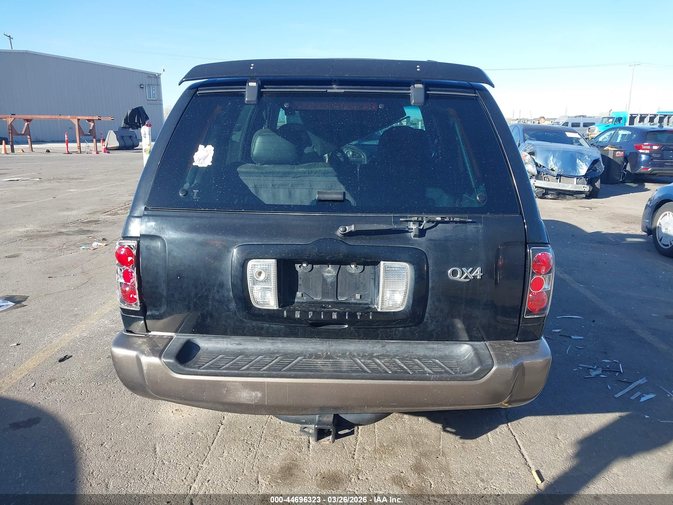 2002 Infiniti Qx4 Luxury Черный vin: JNRDR09YX2W258476