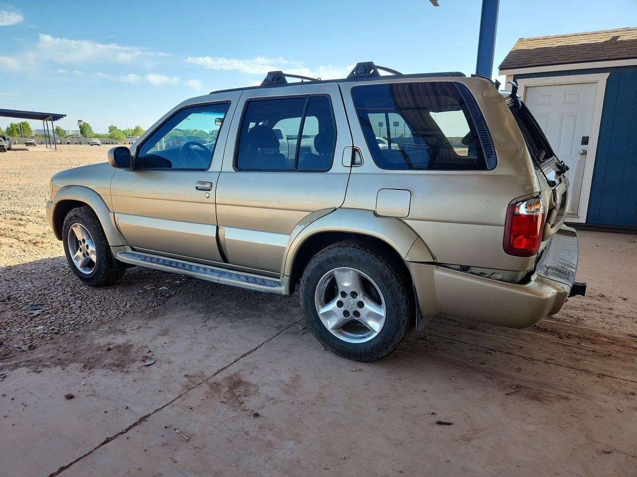 2003 Infiniti Qx4 Base Brown vin: JNRDR09YX3W305944