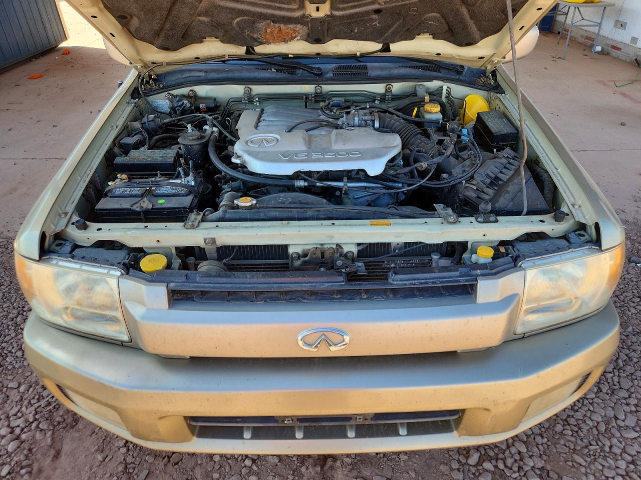 2003 Infiniti Qx4 Base Brown vin: JNRDR09YX3W305944