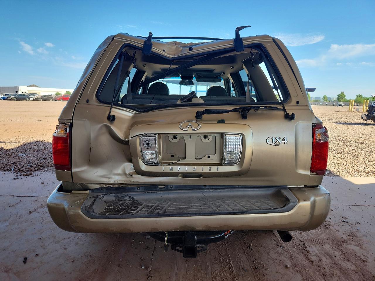 2003 Infiniti Qx4 Base Brown vin: JNRDR09YX3W305944