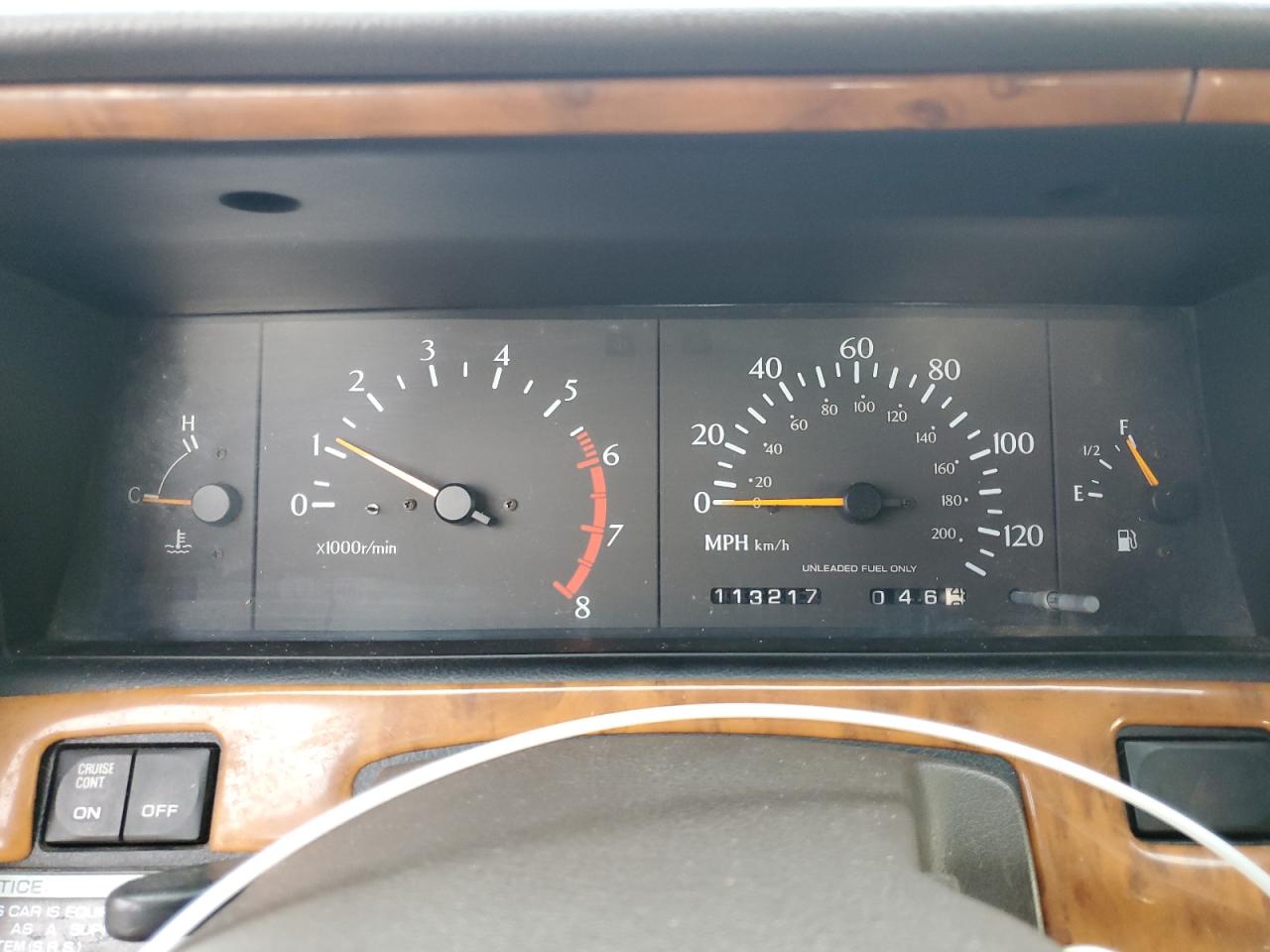 1992 Infiniti M30  Beige vin: JNXHF16C1NT010897