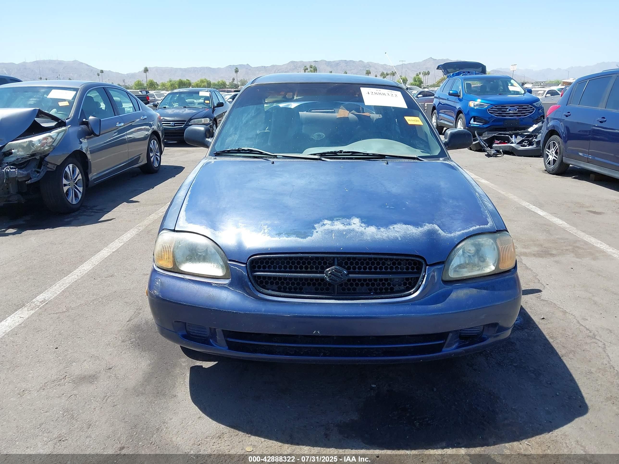 2000 Suzuki Esteem Gl 1.8/glx 1.8/glx+ Blue vin: JS2GB41S0Y5191343