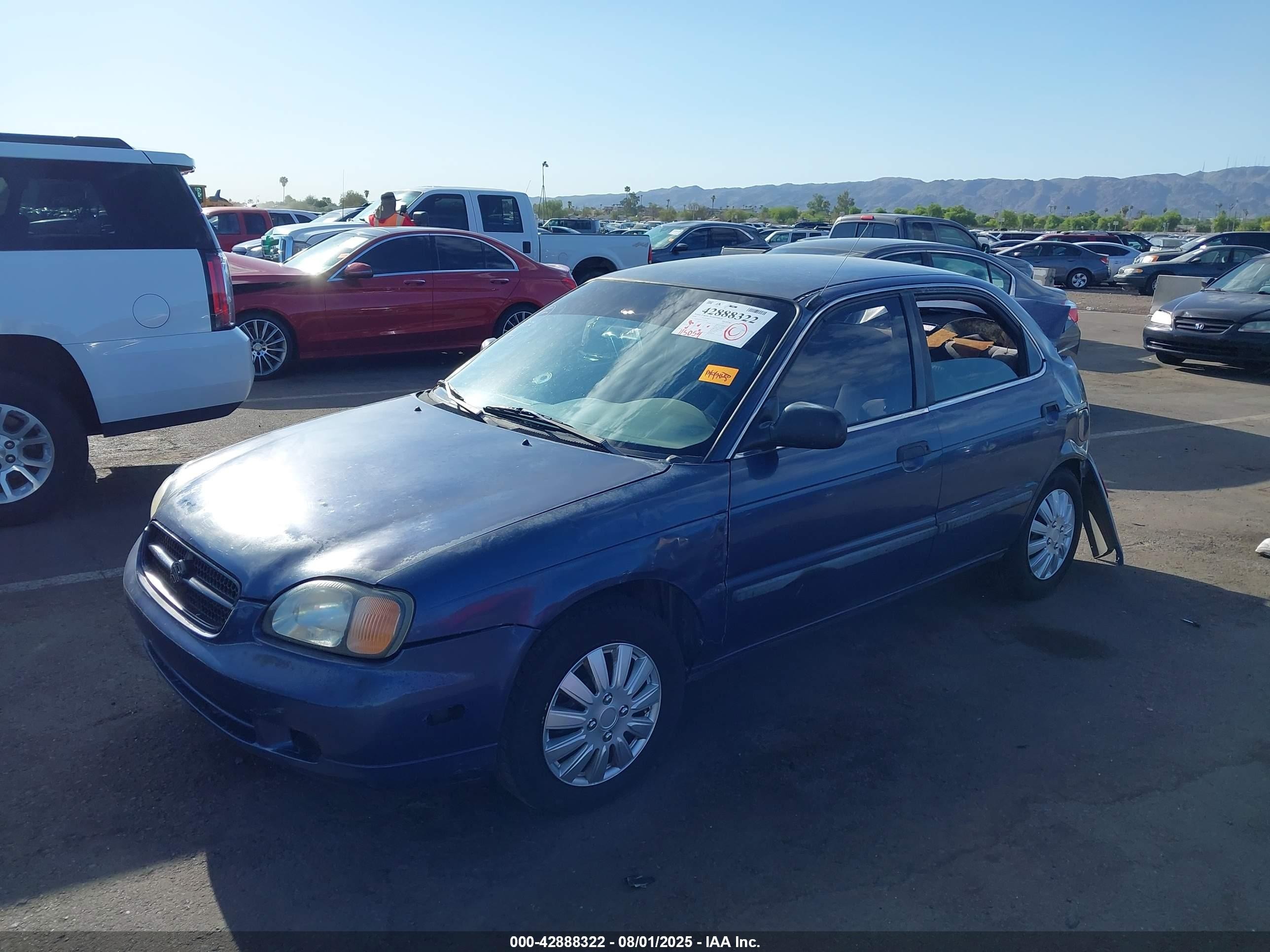 2000 Suzuki Esteem Gl 1.8/glx 1.8/glx+ Blue vin: JS2GB41S0Y5191343