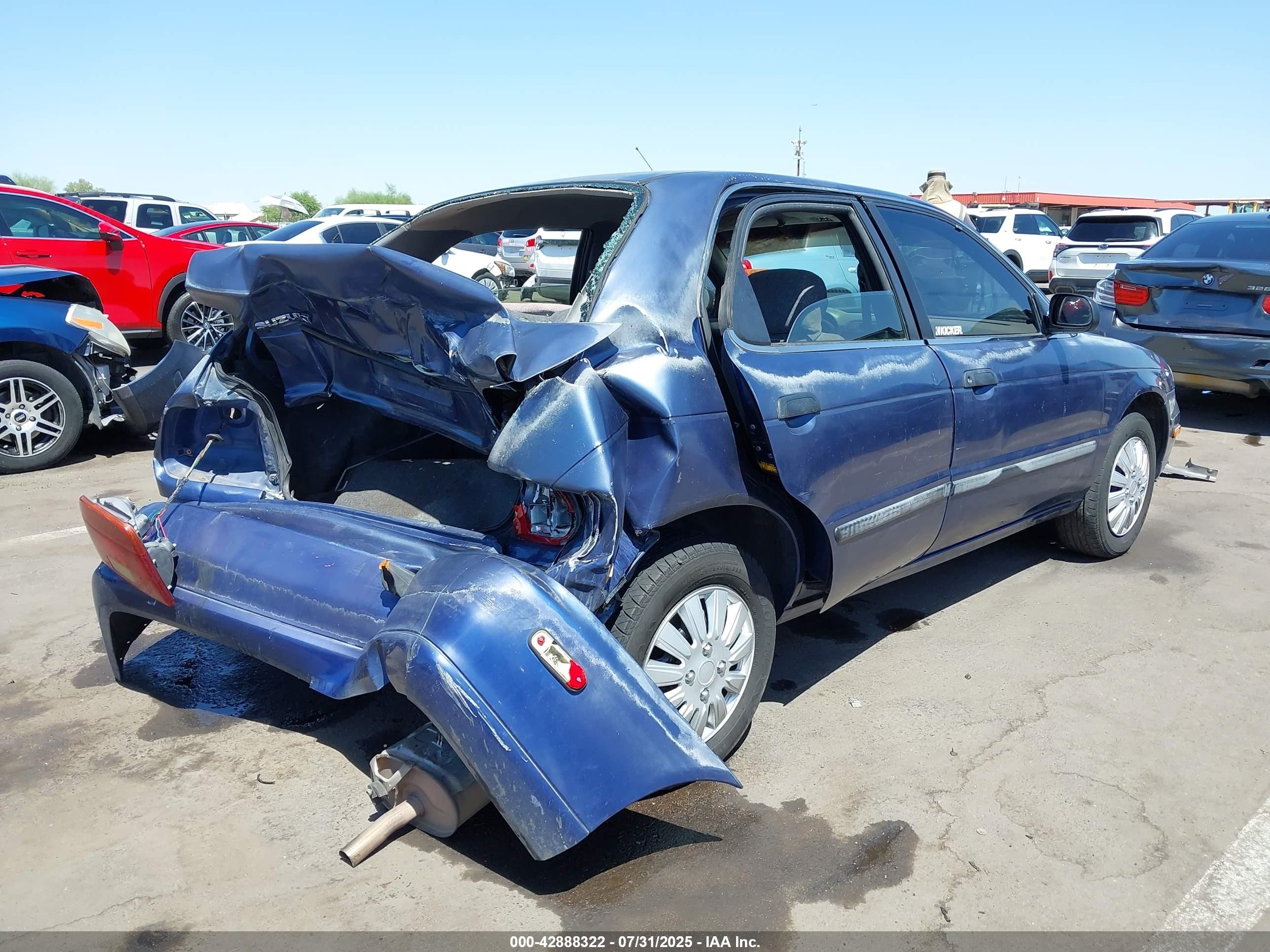 2000 Suzuki Esteem Gl 1.8/glx 1.8/glx+ Blue vin: JS2GB41S0Y5191343