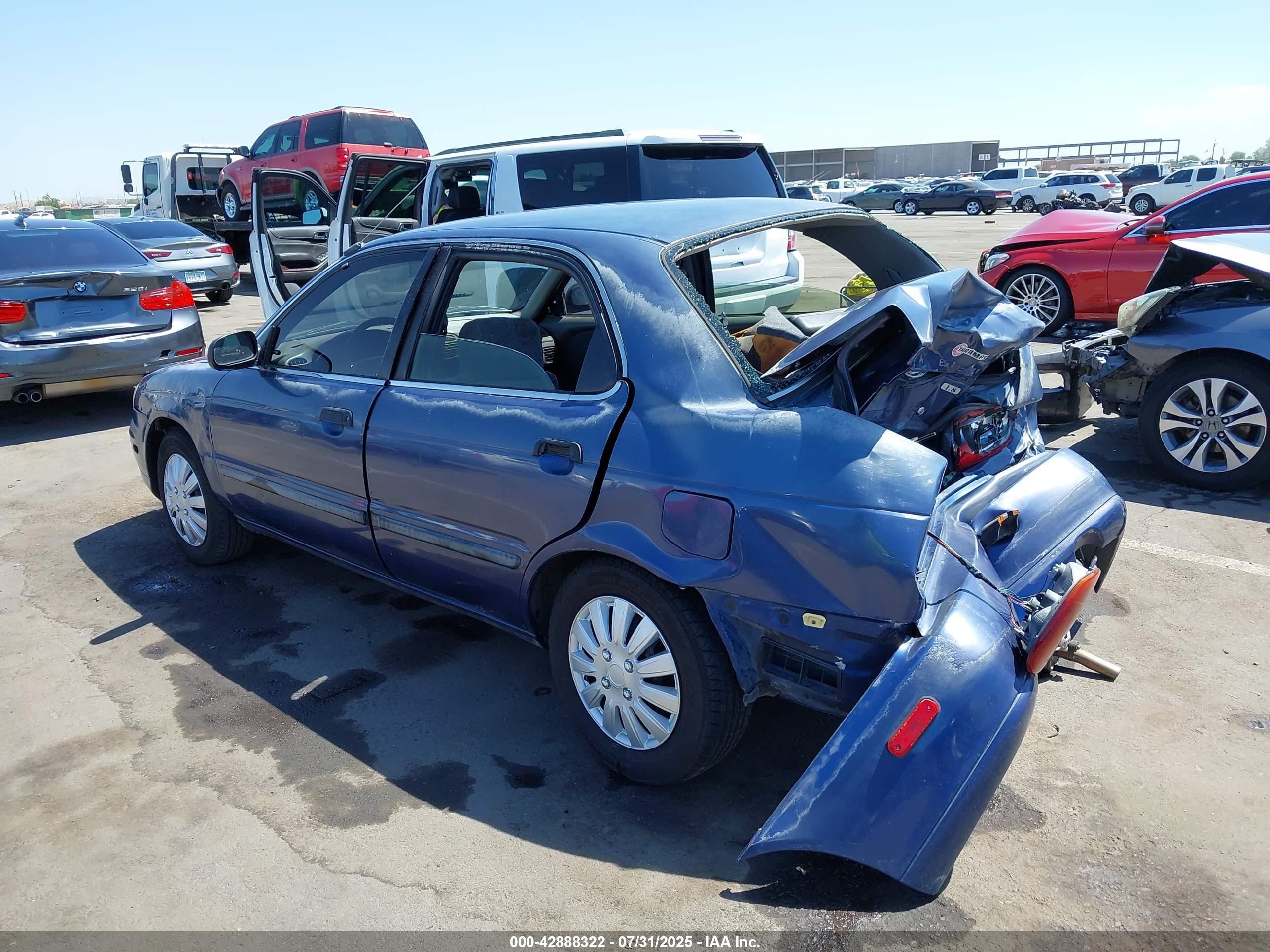2000 Suzuki Esteem Gl 1.8/glx 1.8/glx+ Blue vin: JS2GB41S0Y5191343
