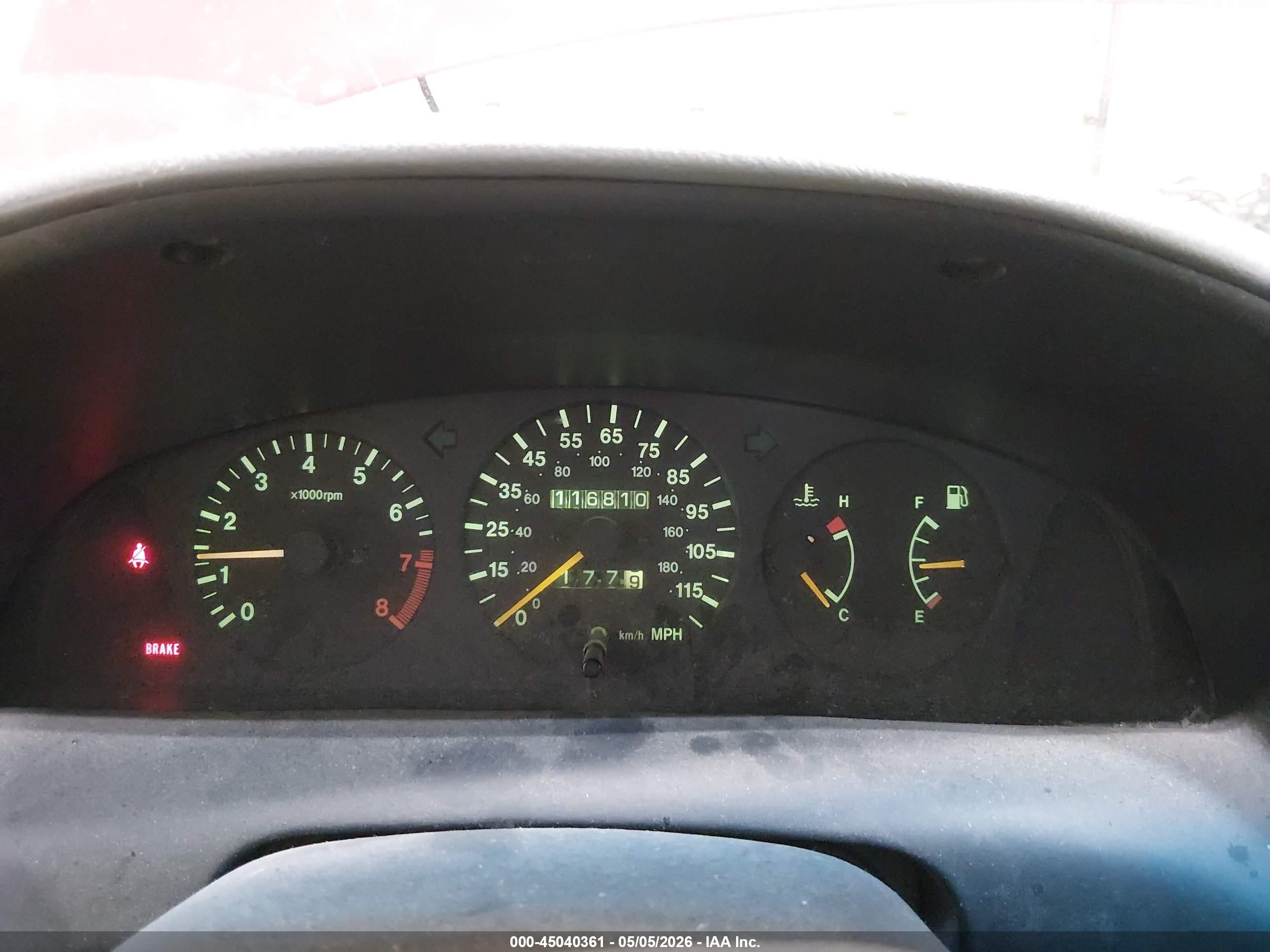 2001 Suzuki Esteem Gl/glx/glx+ Красный vin: JS2GB41S115201660