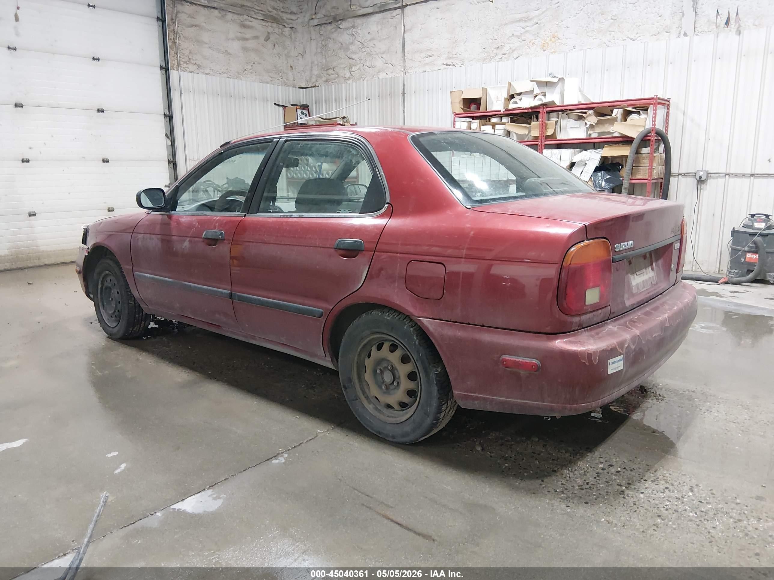 2001 Suzuki Esteem Gl/glx/glx+ Красный vin: JS2GB41S115201660