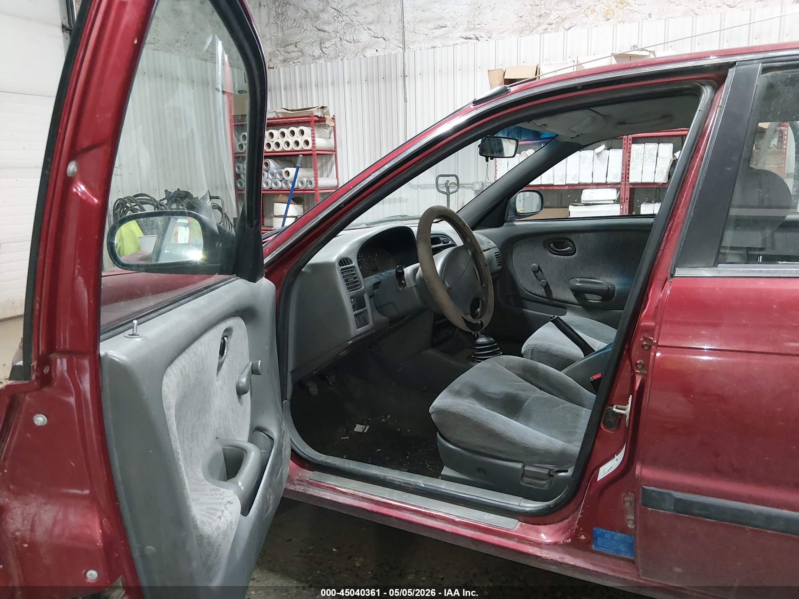 2001 Suzuki Esteem Gl/glx/glx+ Красный vin: JS2GB41S115201660
