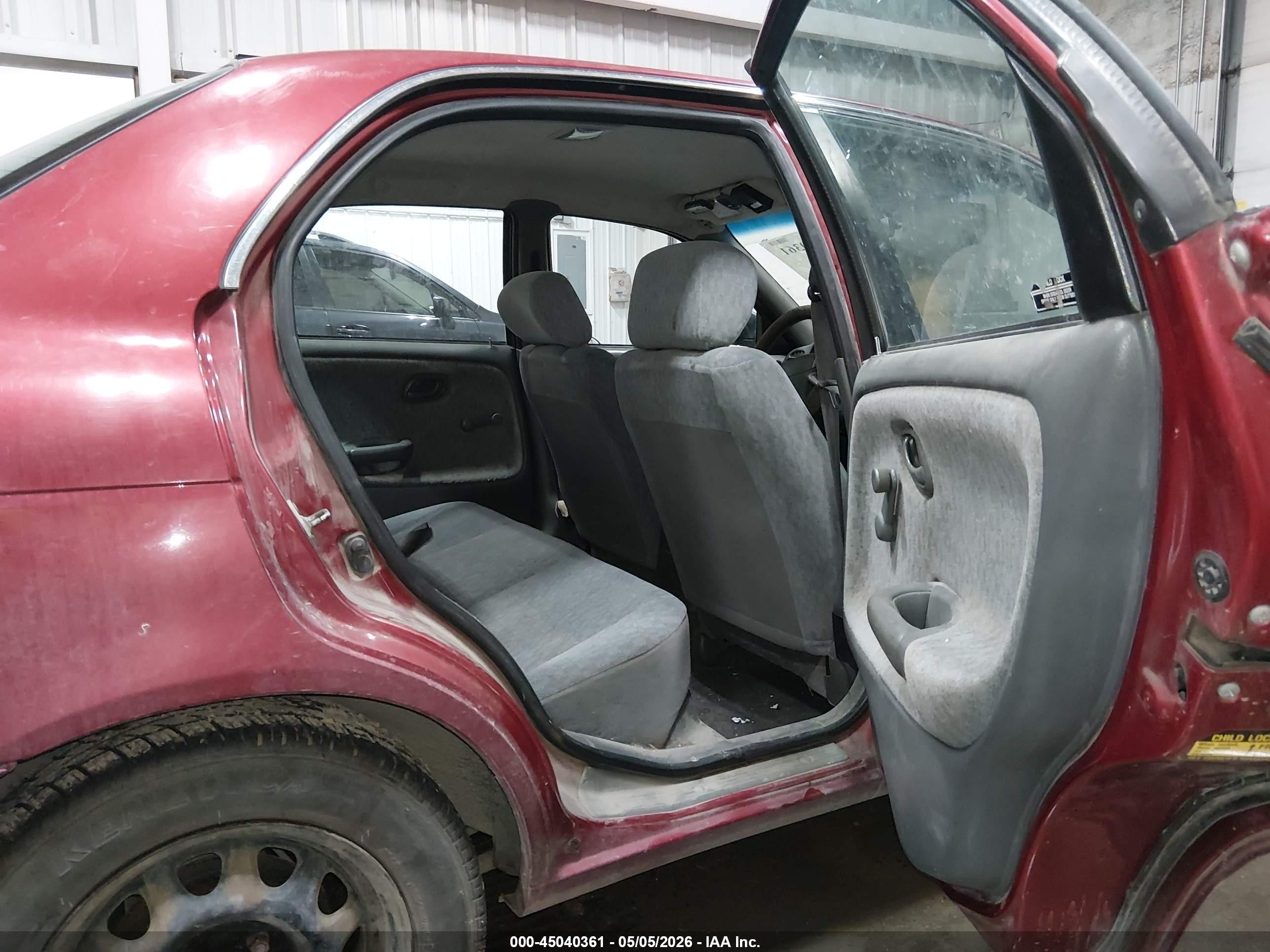 2001 Suzuki Esteem Gl/glx/glx+ Красный vin: JS2GB41S115201660
