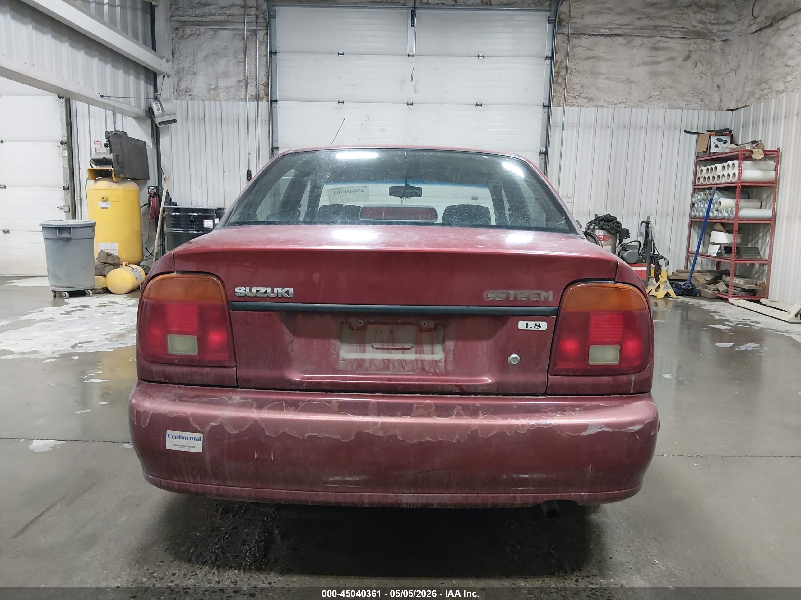 2001 Suzuki Esteem Gl/glx/glx+ Красный vin: JS2GB41S115201660