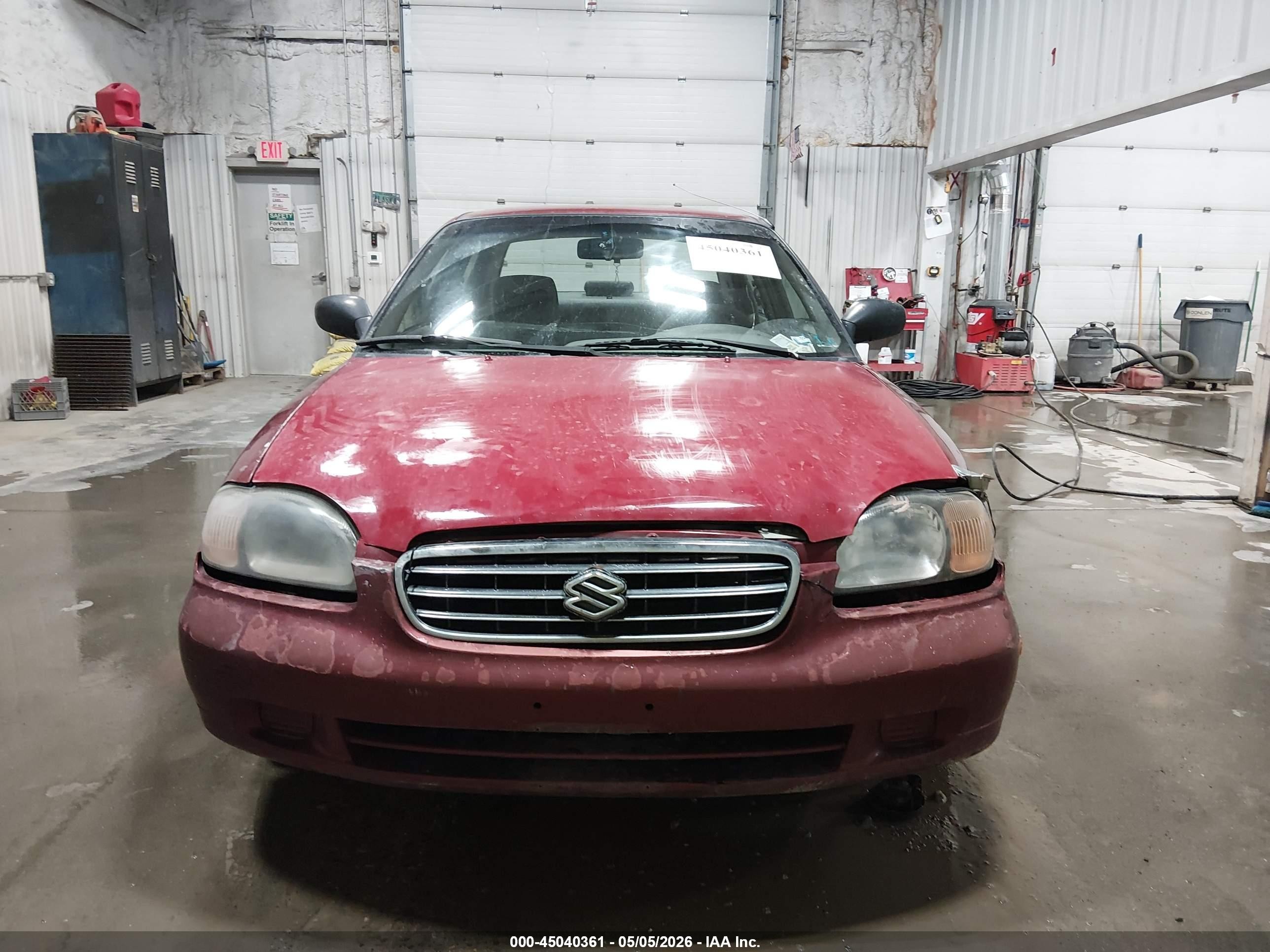 2001 Suzuki Esteem Gl/glx/glx+ Красный vin: JS2GB41S115201660