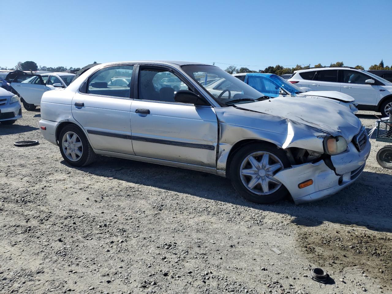 2001 Suzuki Esteem Gl Серебряный vin: JS2GB41S215208522