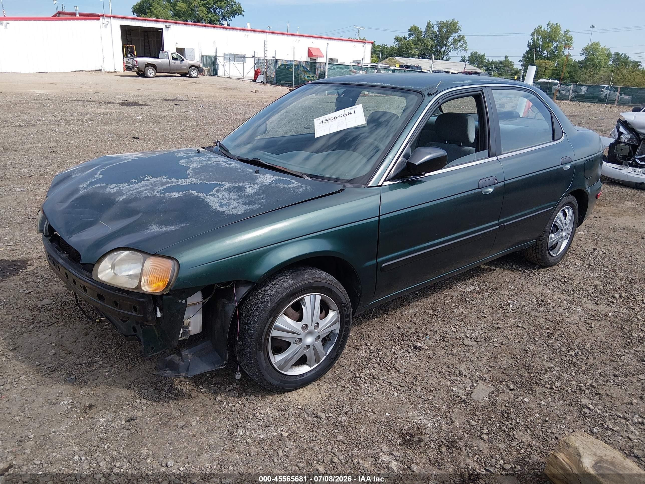 2001 Suzuki Esteem Gl/glx/glx+ Green vin: JS2GB41S815211439