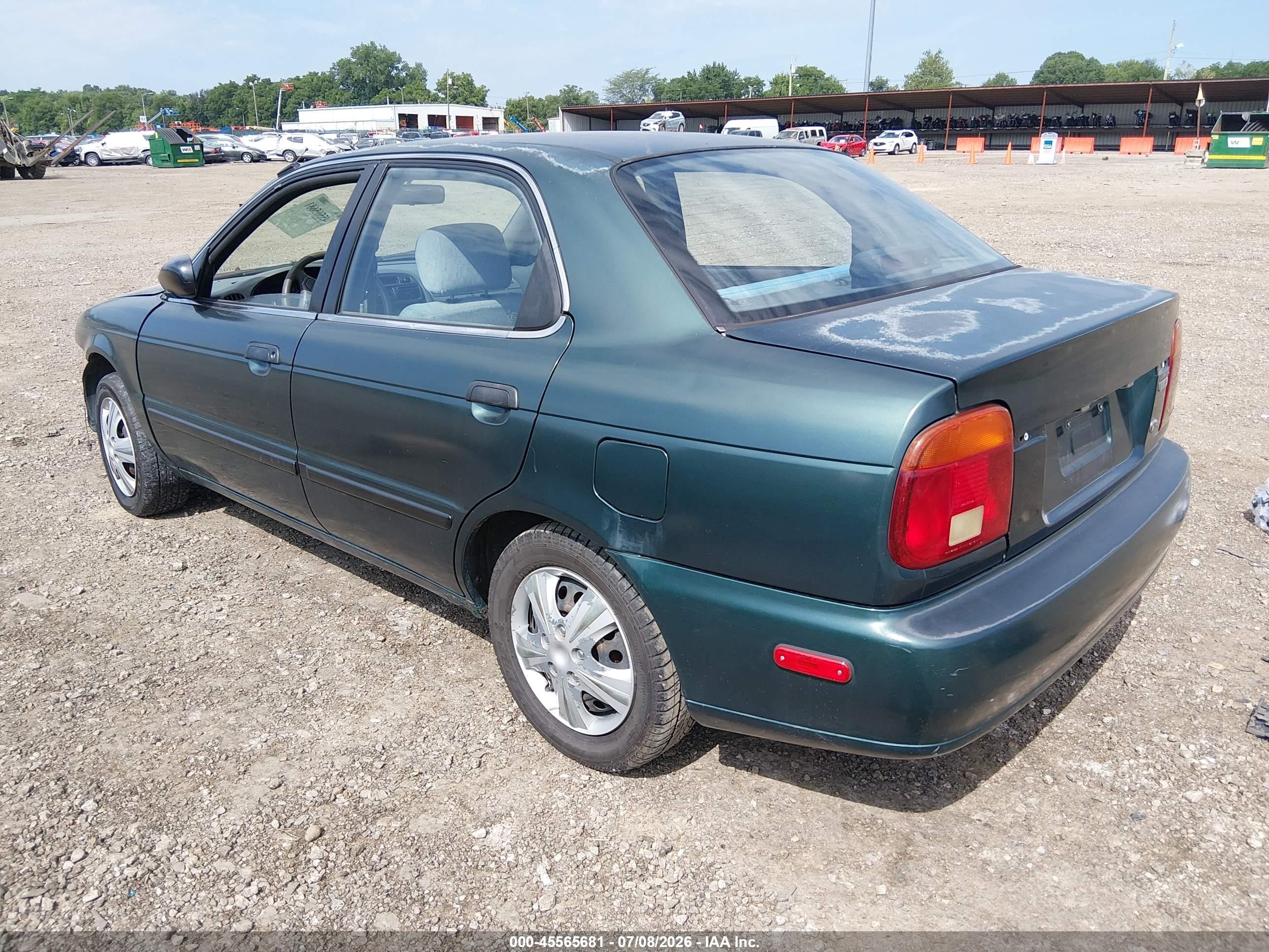 2001 Suzuki Esteem Gl/glx/glx+ Green vin: JS2GB41S815211439