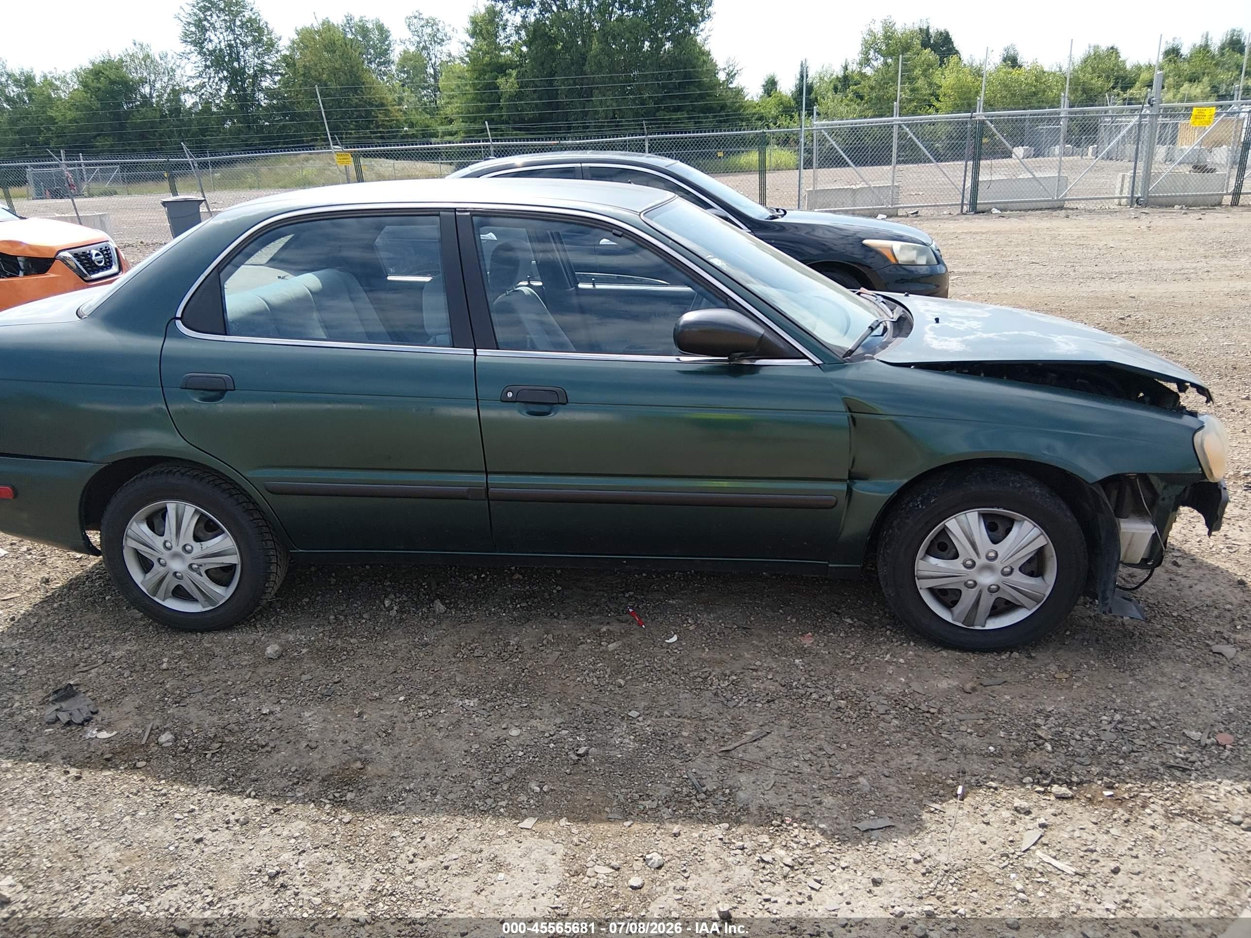 2001 Suzuki Esteem Gl/glx/glx+ Green vin: JS2GB41S815211439