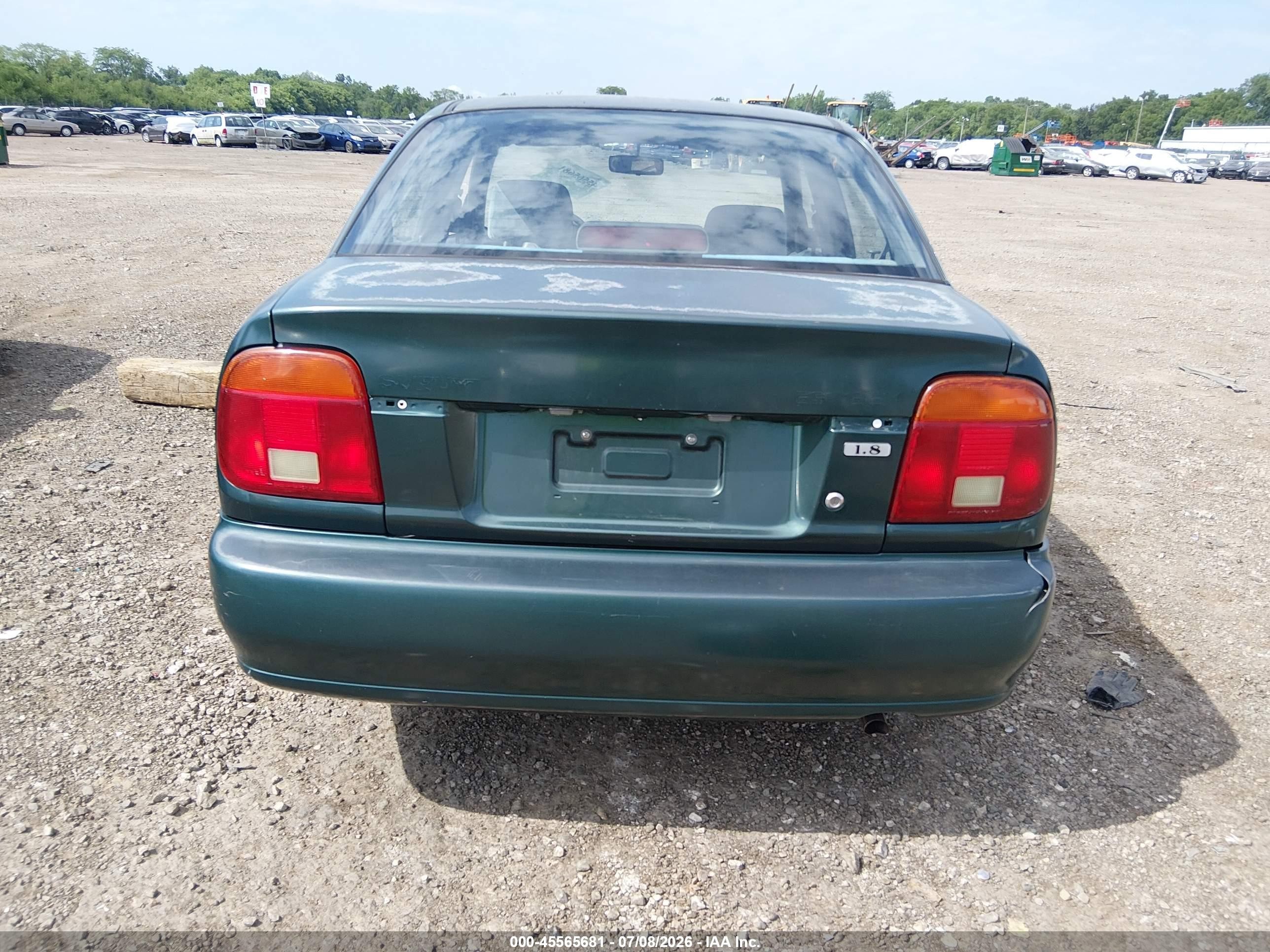 2001 Suzuki Esteem Gl/glx/glx+ Green vin: JS2GB41S815211439