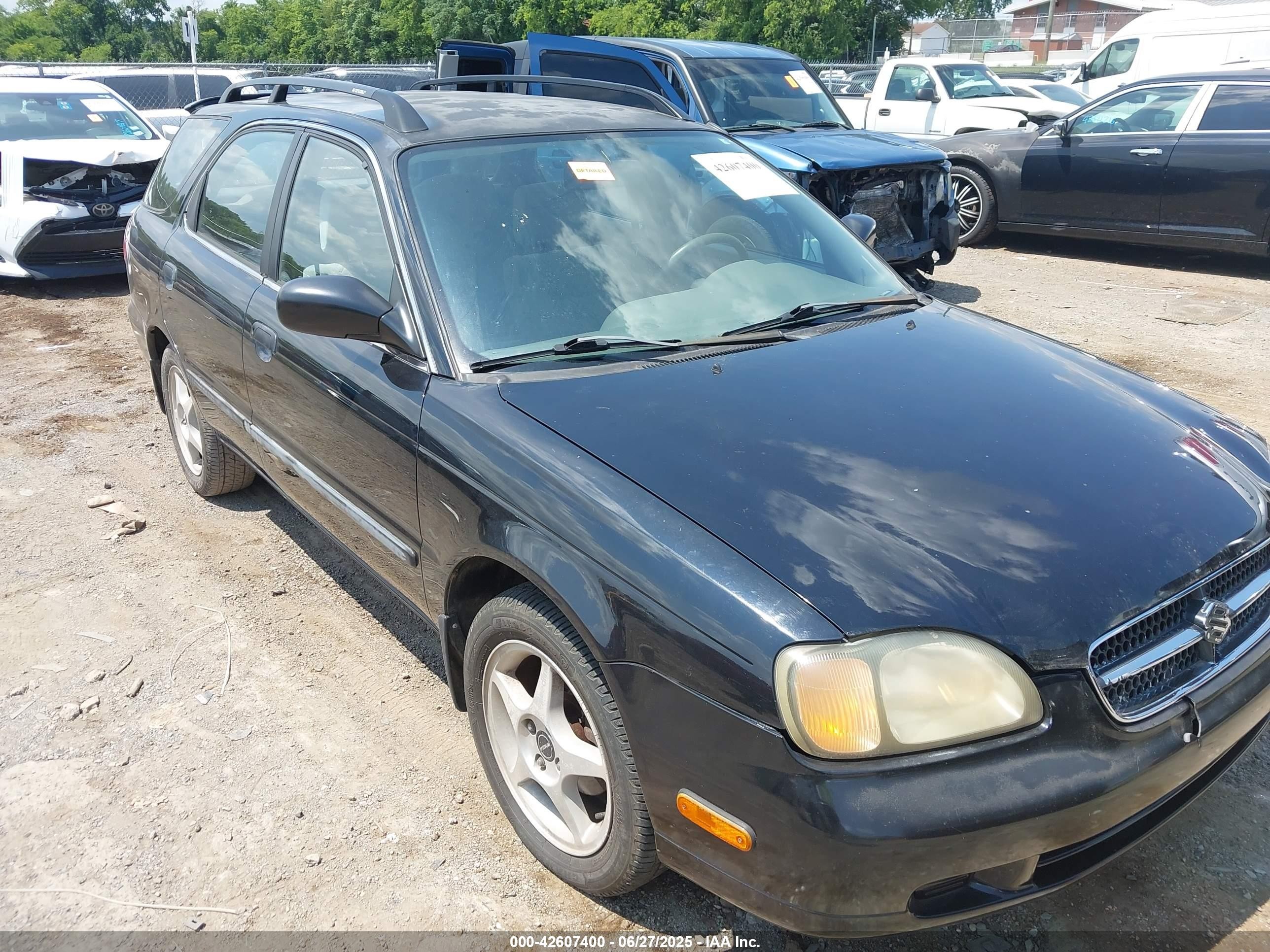 2000 Suzuki Esteem Gl/glx/glx+ Black vin: JS2GB41W1Y5184100