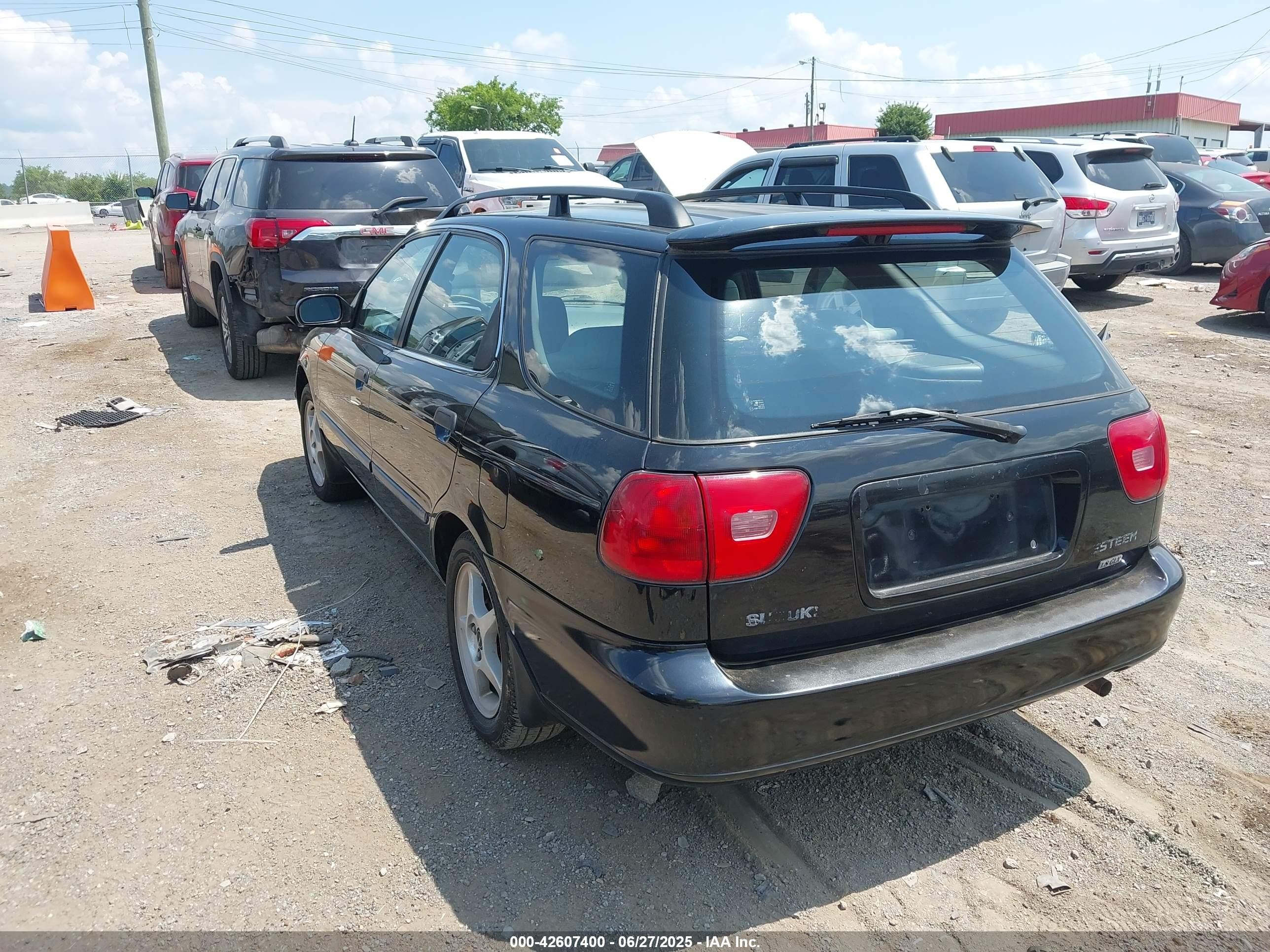 2000 Suzuki Esteem Gl/glx/glx+ Black vin: JS2GB41W1Y5184100